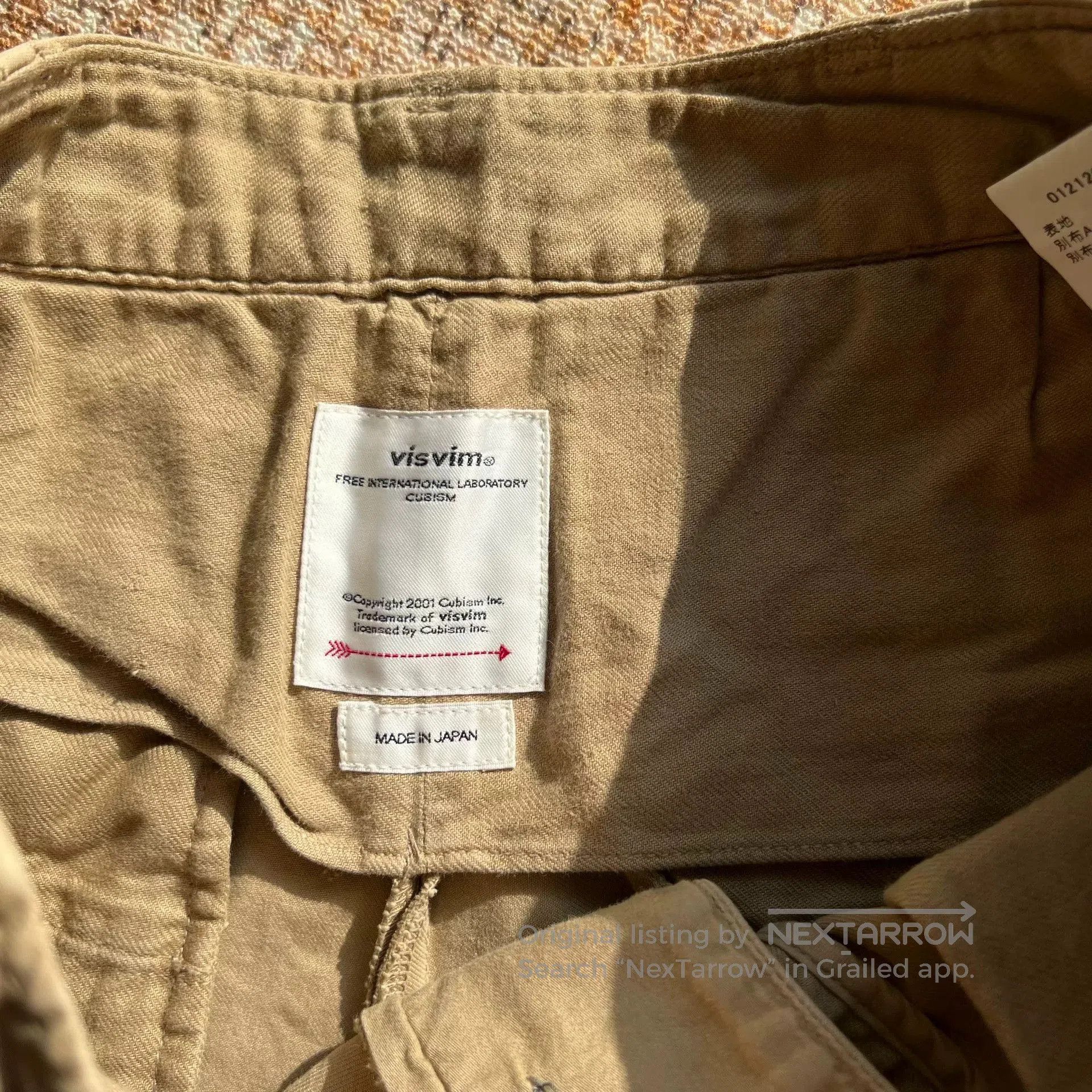 Visvim visvim khaki chino pants with distressed design. Size US 27 - 6 Thumbnail