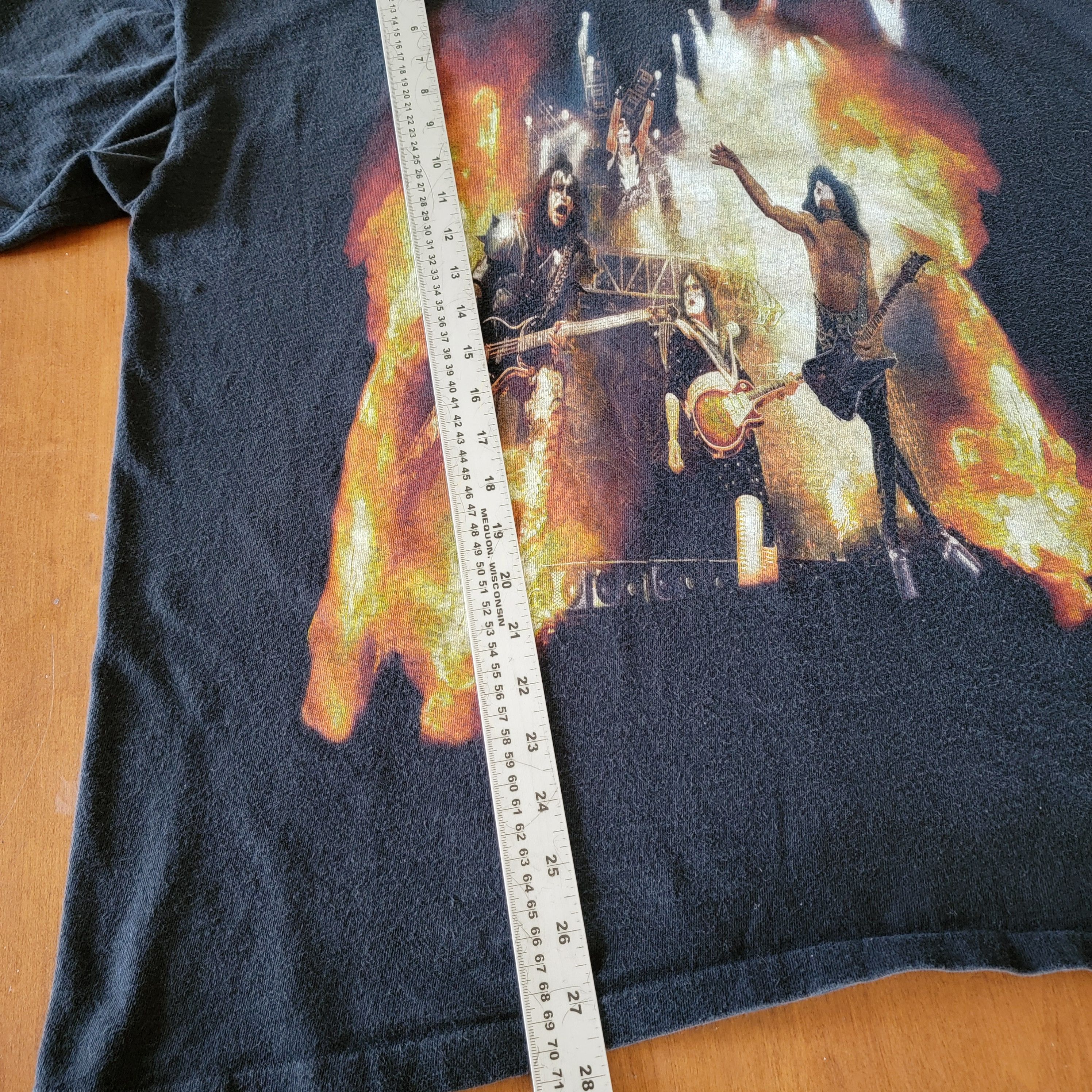 All Sport × Band Tees × Vintage Kiss 2000 Tour Shirt | Rocks Salt Lake City Size US XL / EU 56 / 4 - 5 Thumbnail