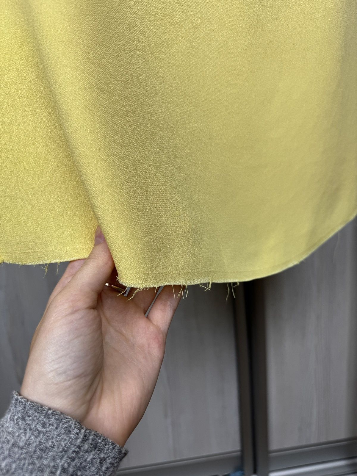 Zadig & Voltaire Zadig & Voltaire Deluxe Rani Yellow Embellished Shift Dress Size S / US 4 / IT 40 - 10 Thumbnail