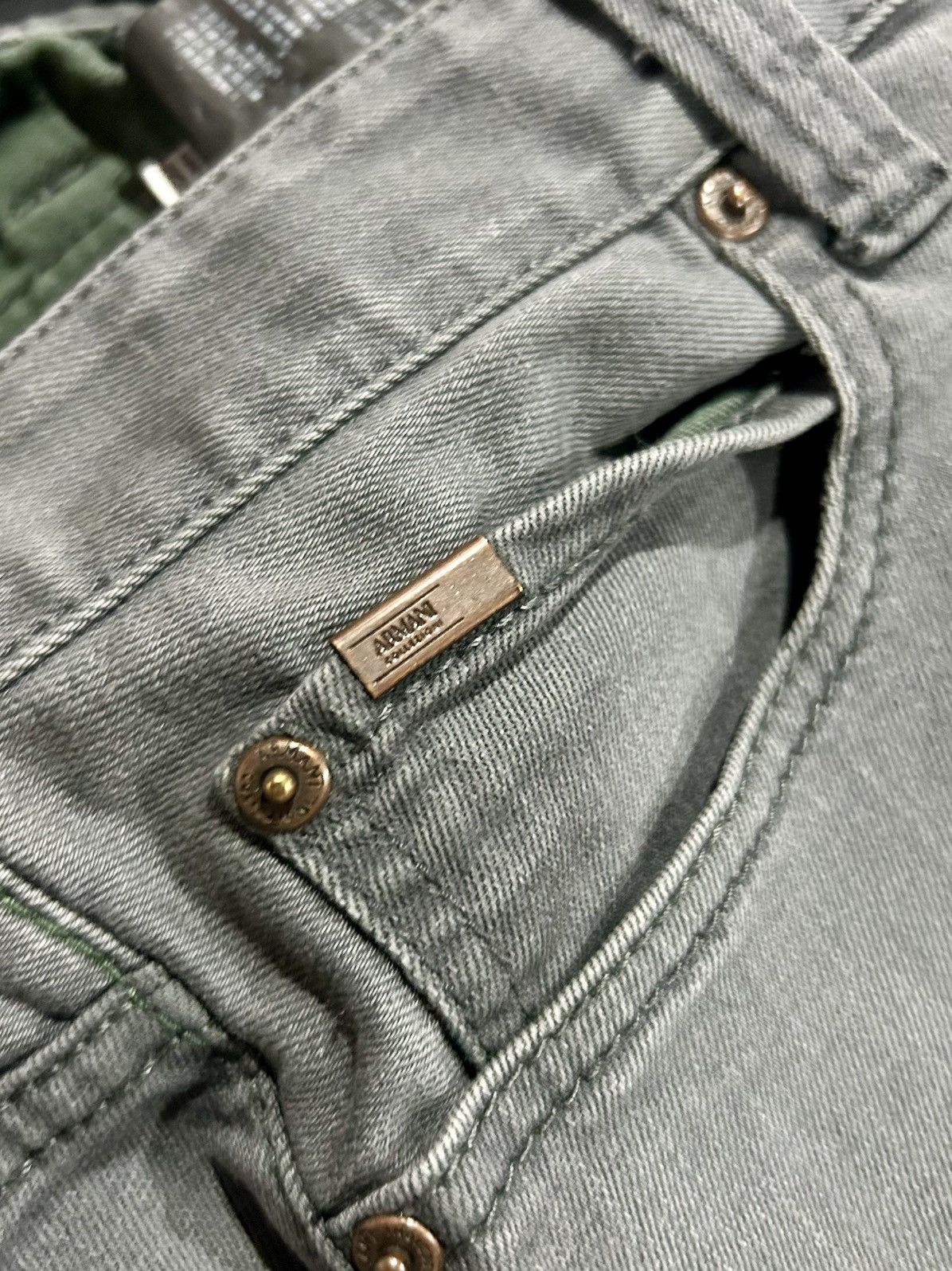 Armani Collezioni Armani Collezioni - Grey Jeans Men’s Slim Fit Denim size 31 Size US 31 - 18 Thumbnail