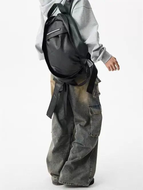 Japanese Brand x Chi Vintage High Street Hip Hop Multi-Pocket Jeans Size US 32 / EU 48 - 7 Thumbnail