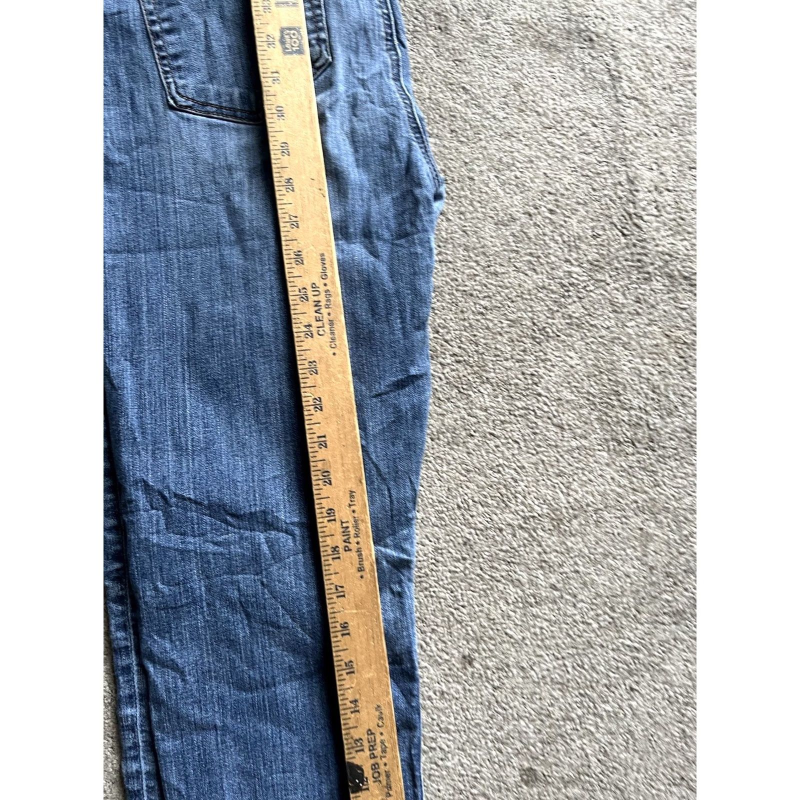 Loft LOFT Ann Taylor Jeans Womens 30/10 Blue Denim Modern Straight Size 32" / US 10 / IT 46 - 8 Thumbnail