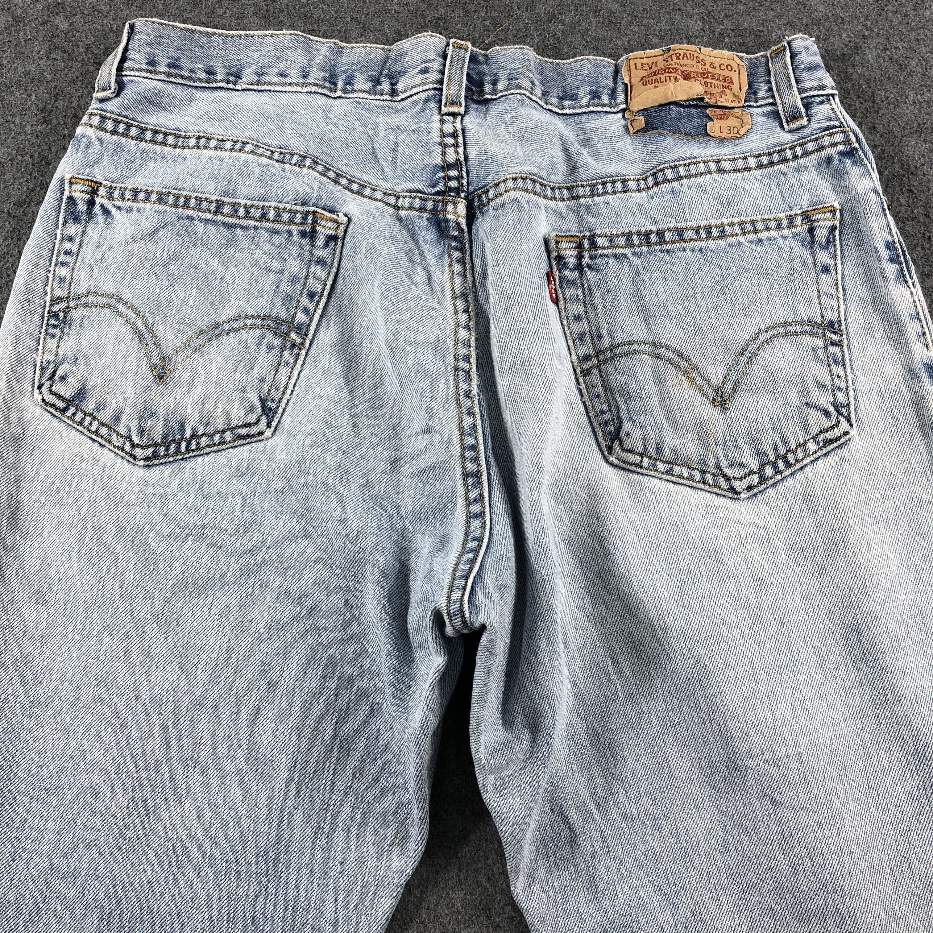Levi's Vintage Blue Wash Levis 505 Jeans-J2446 Size US 36 / EU 52 - 4 Thumbnail