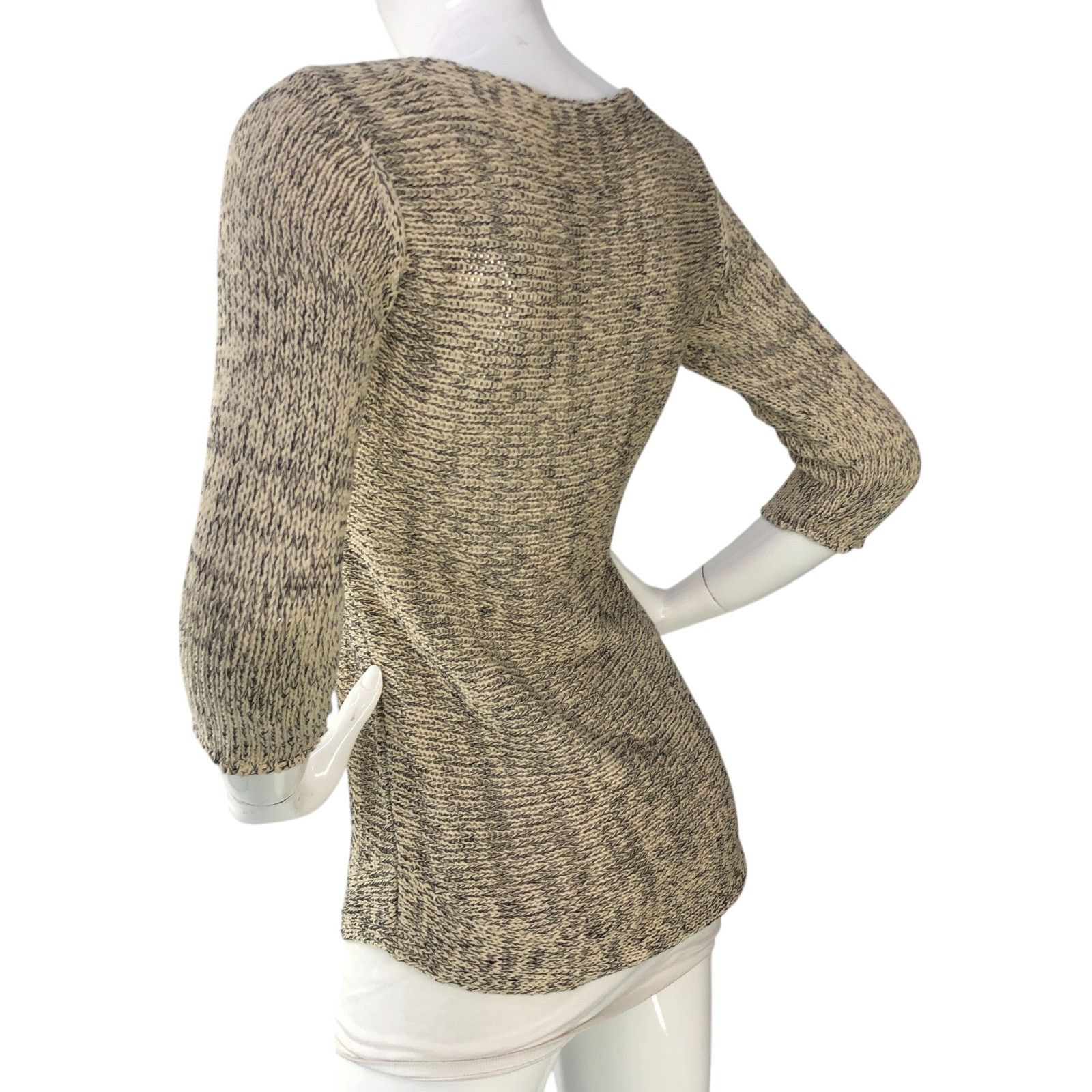 Eileen Fisher Eileen Fisher Size S Sweater Open Knit Organic Cotton Linen Size S / US 4 / IT 40 - 6 Thumbnail