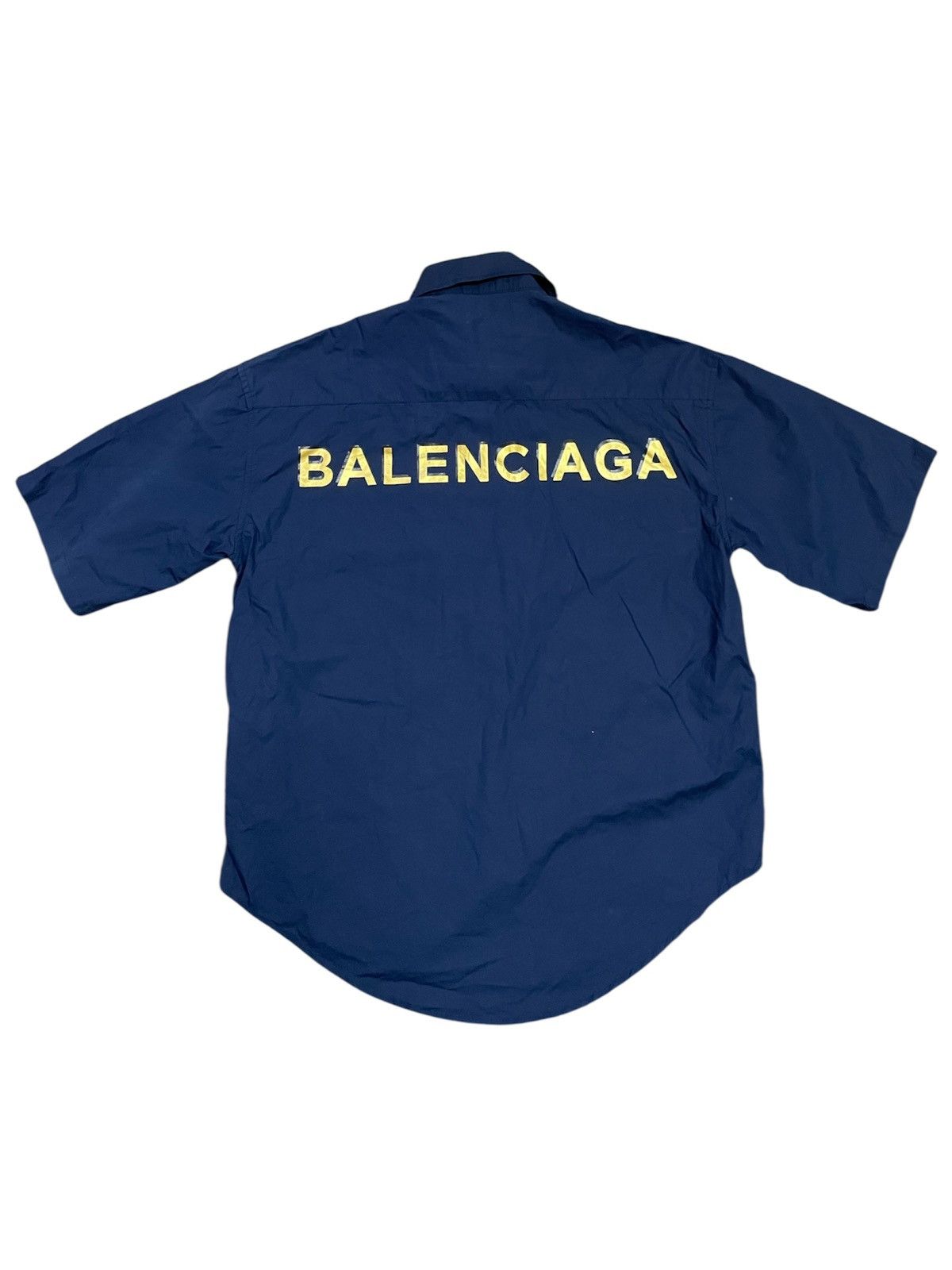 Balenciaga Balenciaga formal Shirt spellout Size US M / EU 48-50 / 2 - 1 Thumbnail
