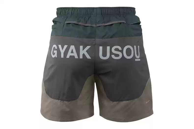 image of Nike Gyakusou Undercover Running Shorts in Grey, Men's (Size 38)