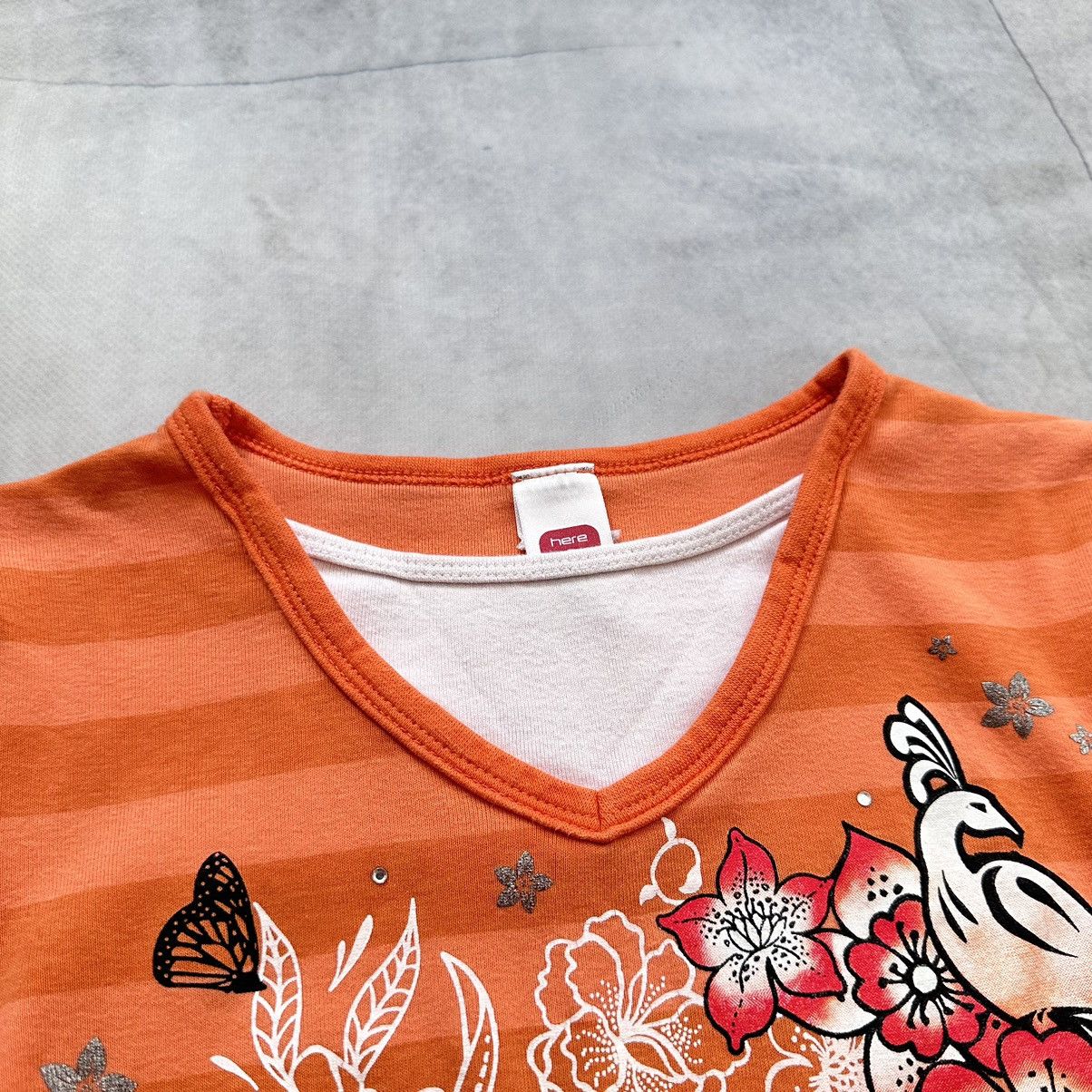 Hysteric Glamour Cute Floral Hysteric Glamour Style T Shirt Ed Hardy Vibe Size S / US 4 / IT 40 - 3 Thumbnail