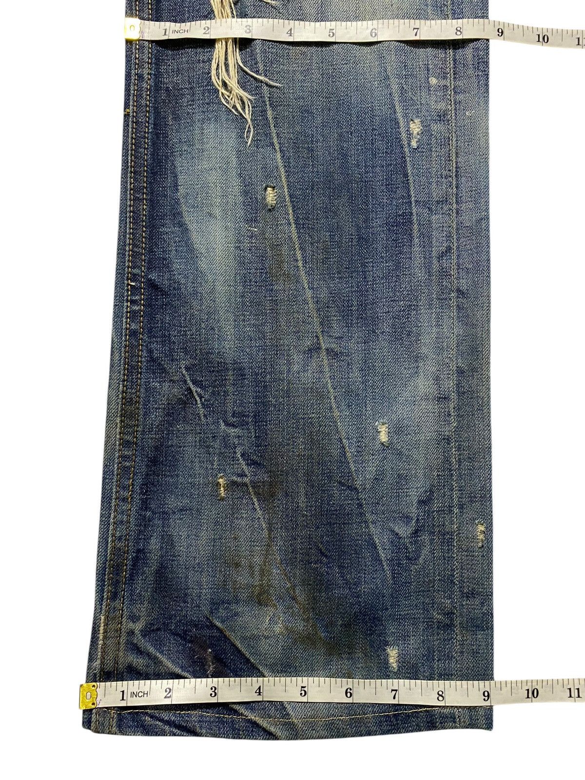 Cult Of Individuality Cult Paint Splatter Distressed Selvedge Redline (107N2) Size US 34 / EU 50 - 21 Thumbnail