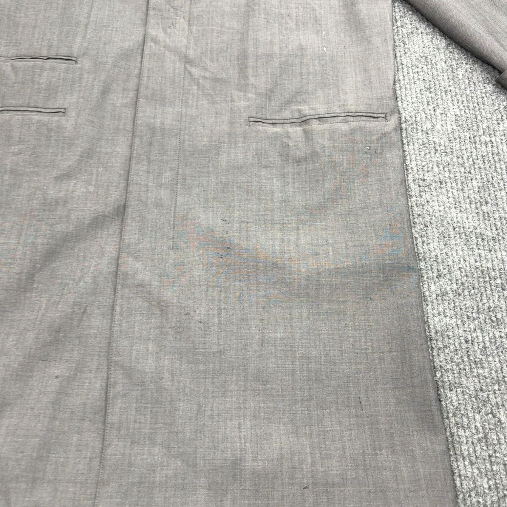 Brooks Brothers Brooks Brothers Trench Coat Men XL Grey Wool Mohair Loro Piana Storm System Water Resistant Windproof Long Coat Classic Luxury Form al Business Travel Size US XL / EU 56 / 4 - 2 Thumbnail