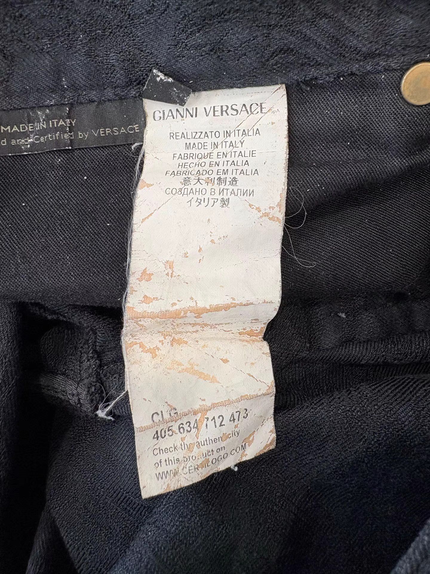 Versace VERSACE Jacquard Denim Jeans Size US 34 / EU 50 - 5 Thumbnail