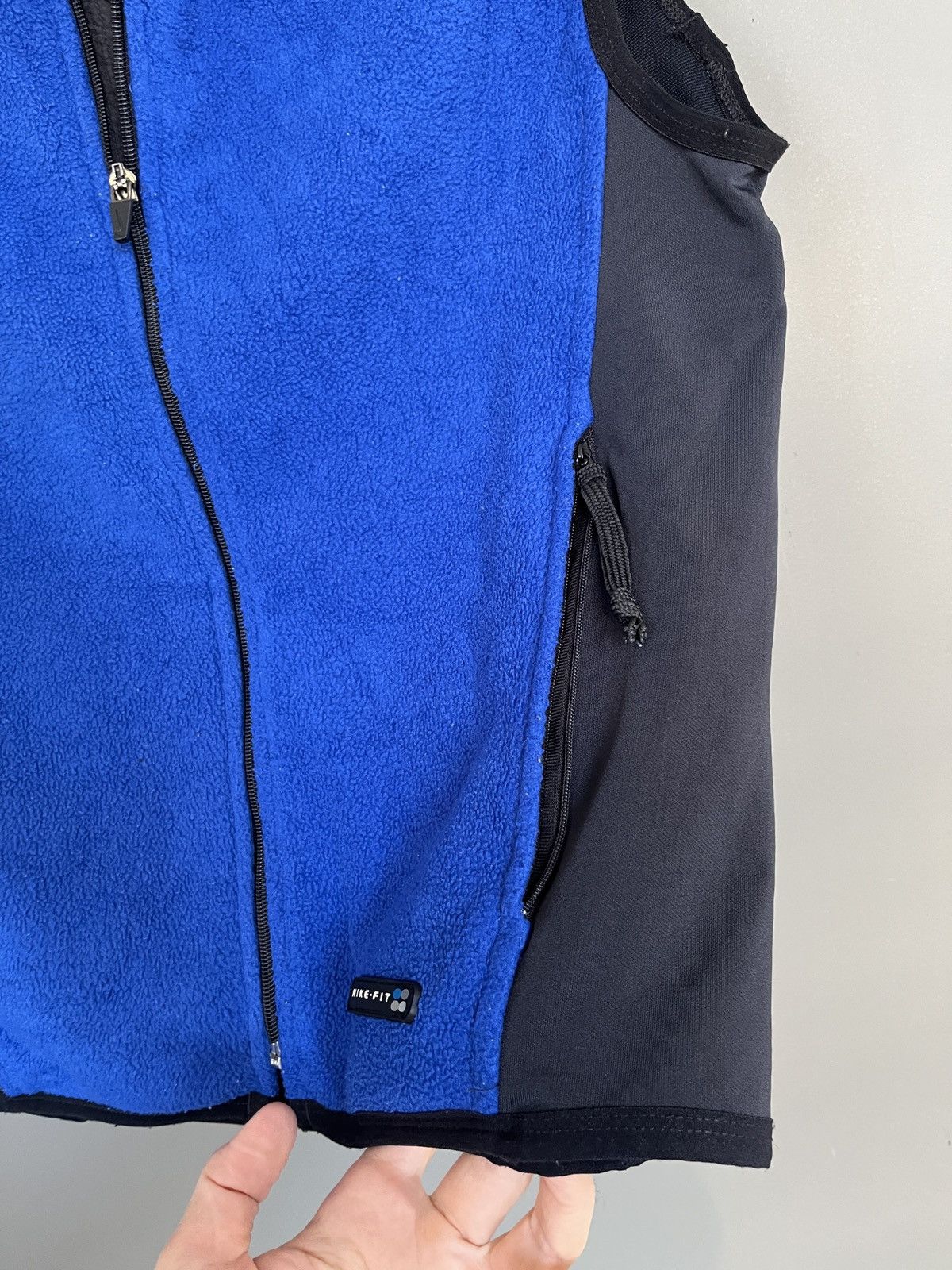 Nike Vintage Nike Fit Fleece Blue Vest Size US M / EU 48-50 / 2 - 9 Thumbnail