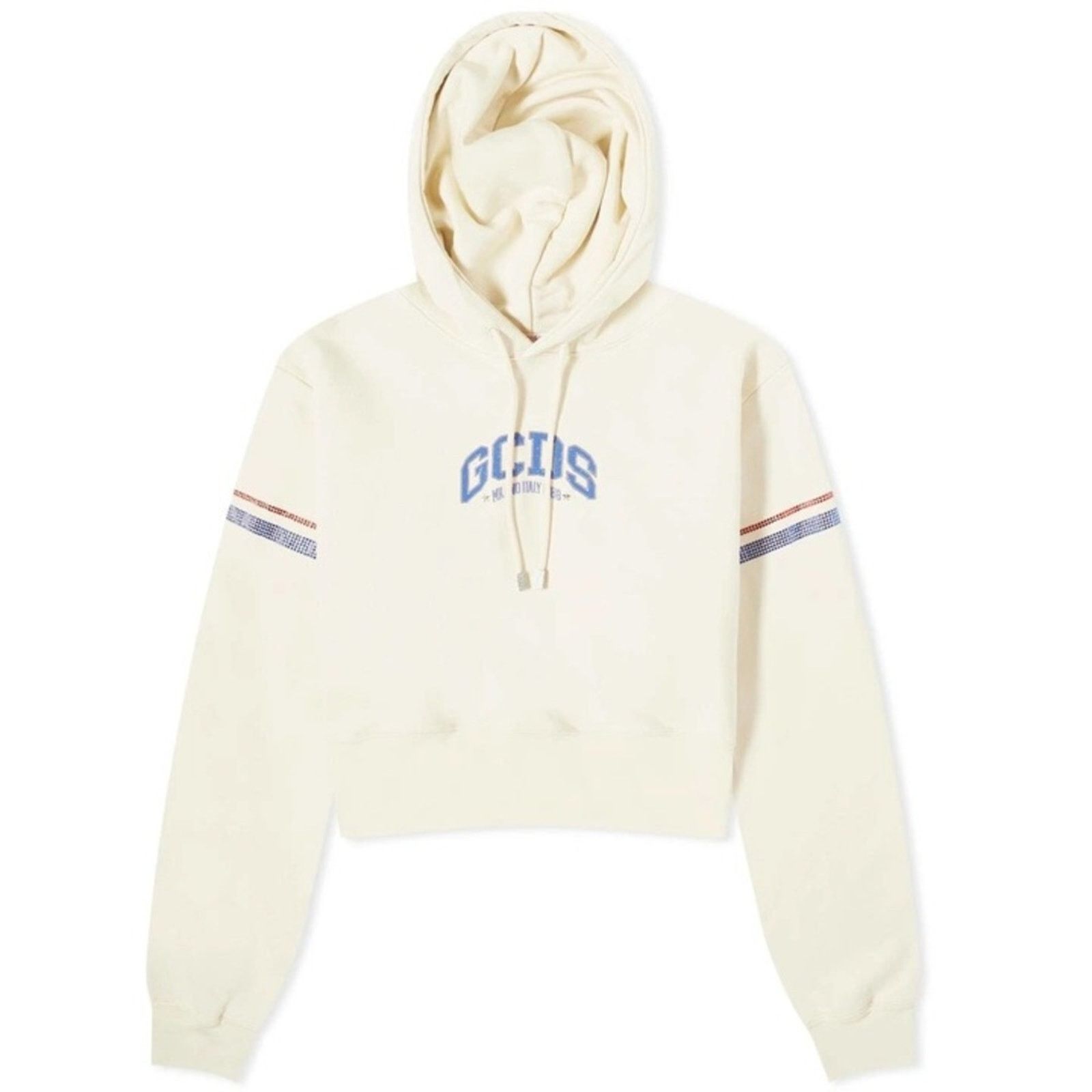 Coperni GCDS Wear Logo Cropped Hoodie Size Large (item #059) Size L / US 10 / IT 46 - 7 Thumbnail