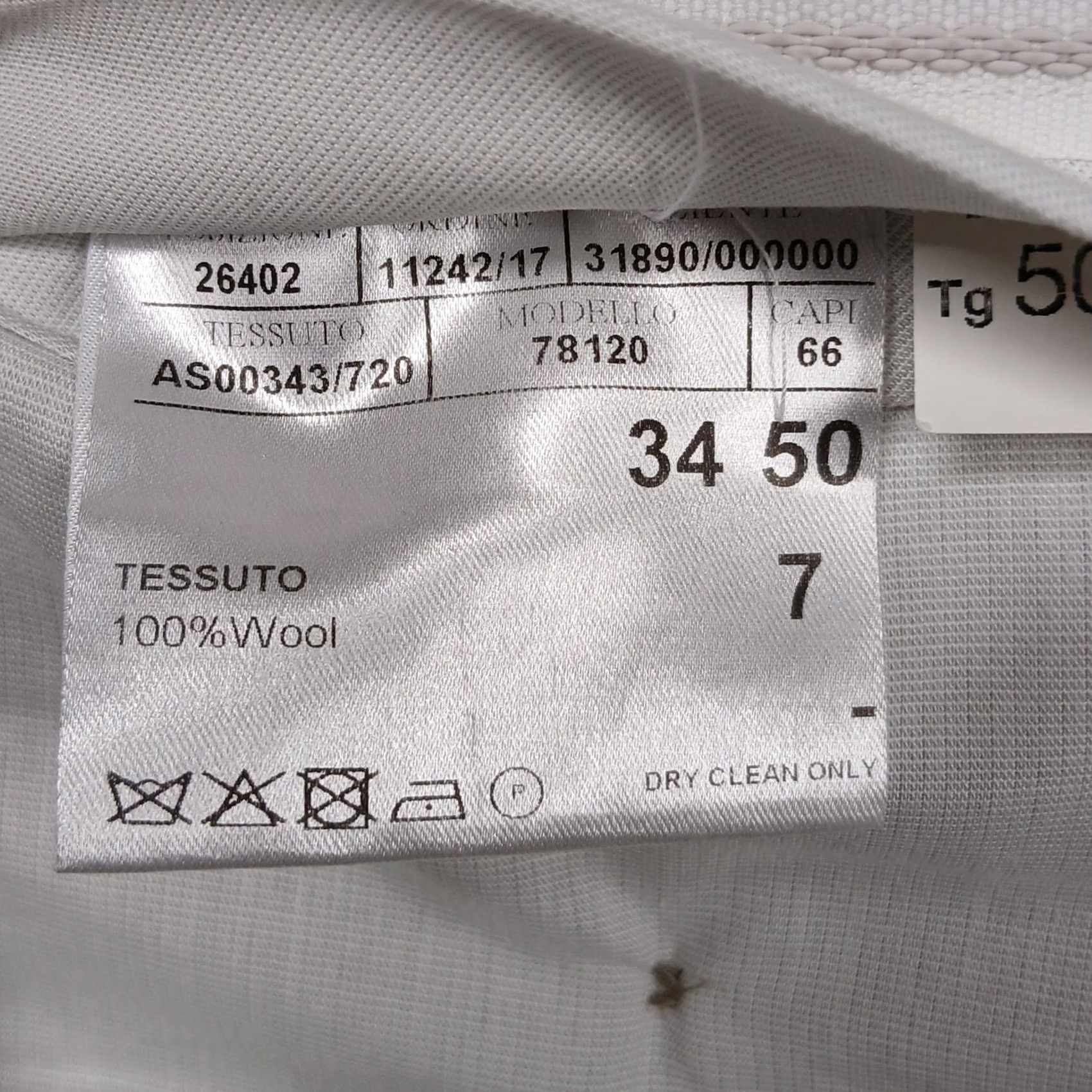 Canali VINTAGE? No. Canali Dress Pants Men 34 EU 50 Tan Wool Straight Classic Slim? Size US 34 / EU 50 - 5 Thumbnail