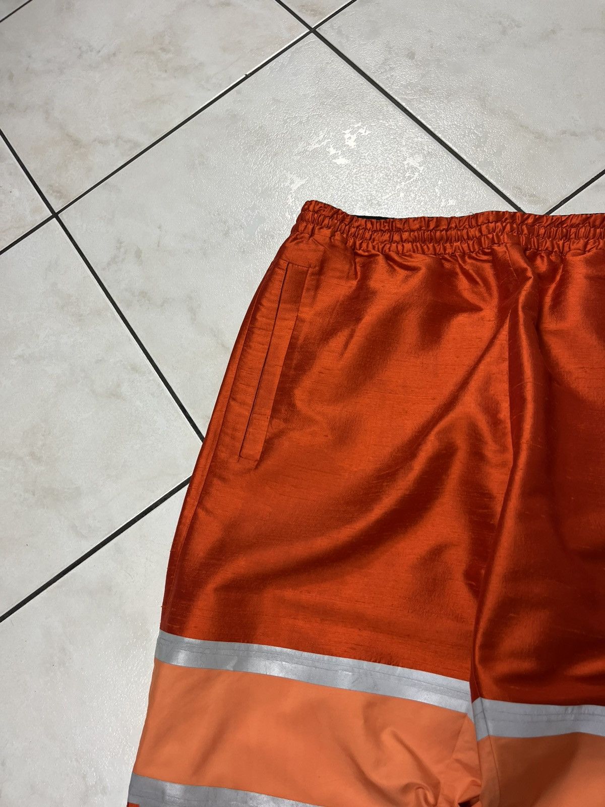 Astrid Andersen × Designer Astrid Andersen silk silver tape track pants reflective Size US 32 / EU 48 - 7 Thumbnail