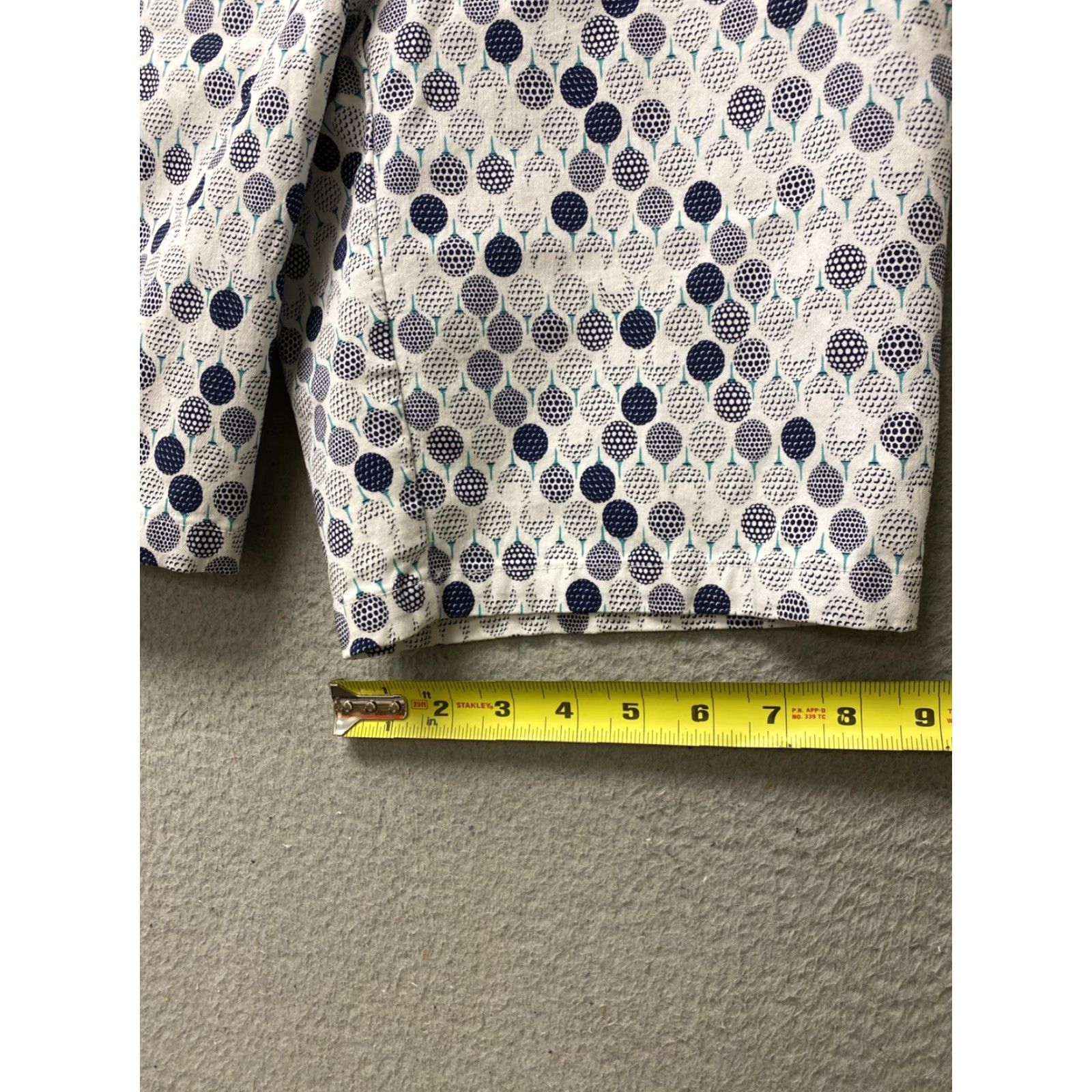 Izod IZOD Women’s 8 Bermuda Preppy Casual Stretch Shorts Geometric Multicolor Polyester Spandex High Rise Flat Front Pockets Golf Walking 8 Sz 8 / 130-15 Size 30" / US 8 / IT 44 - 7 Thumbnail
