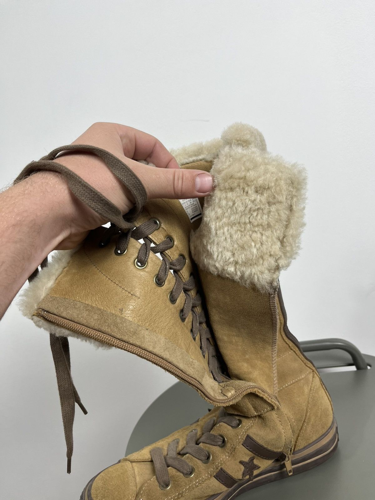 Converse Converse Shearling Leather Suede Boots Winter Buckle Size 9 Size US 9 / IT 39 - 18 Thumbnail