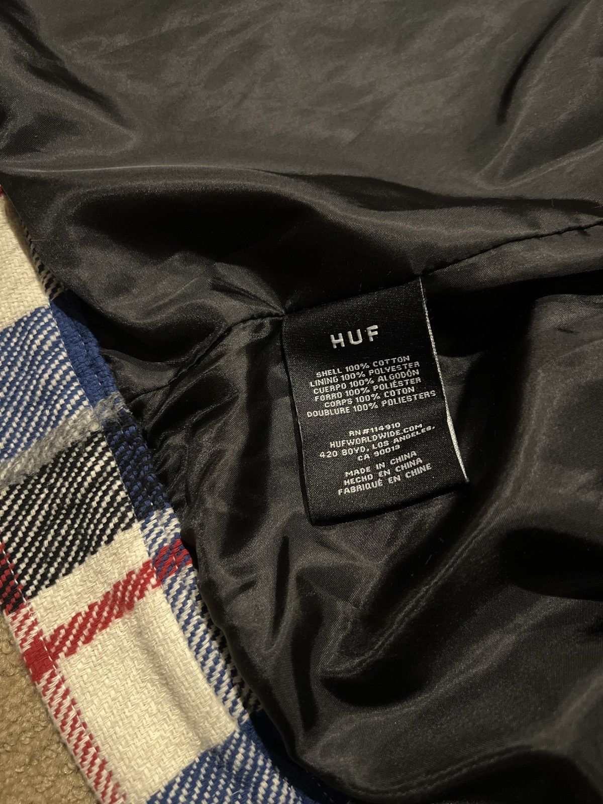 Huf × Pleasures Pleasure x HUF Zip up Jacket Size US M / EU 48-50 / 2 - 6 Thumbnail