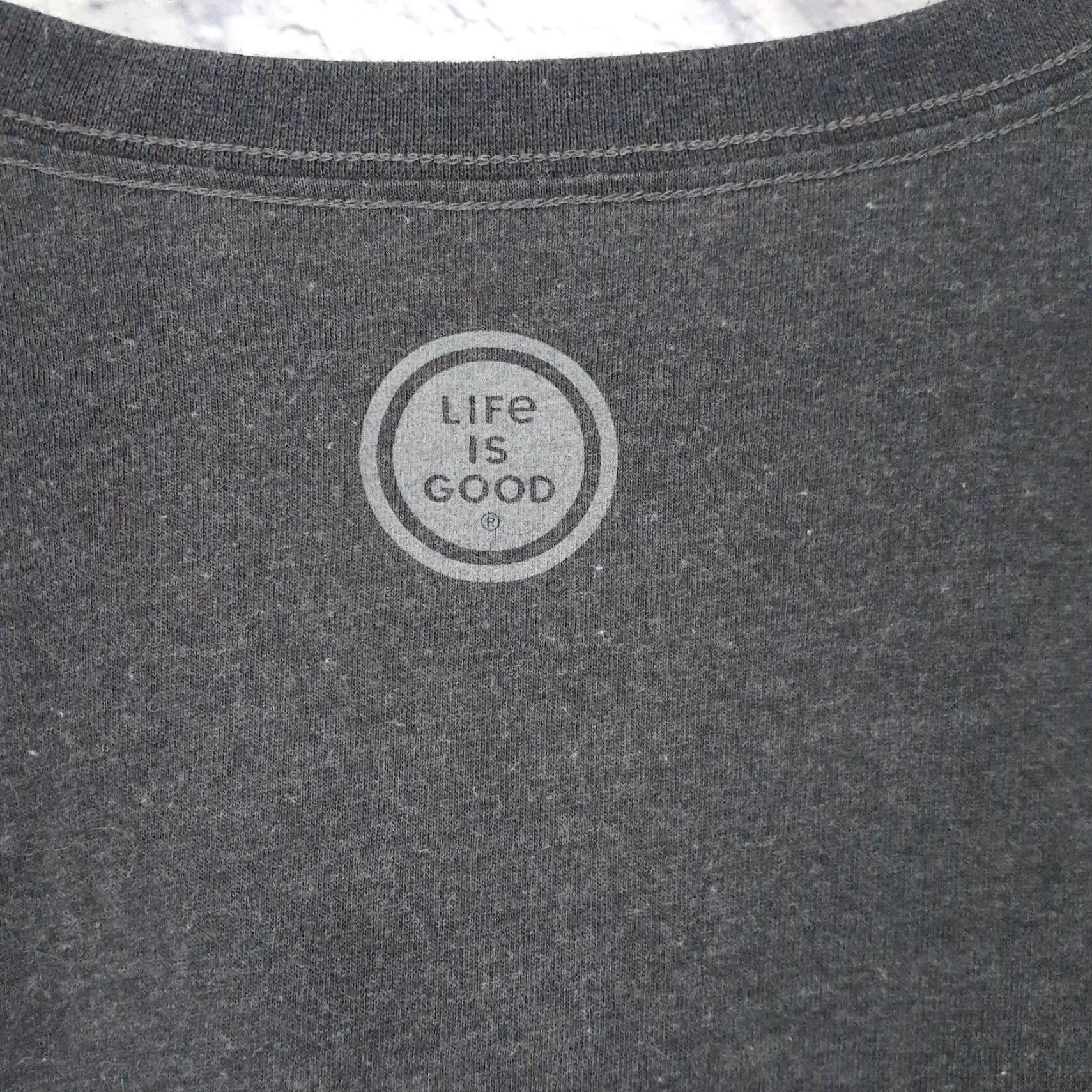 Life is Good Life is Good Crusher Baseball Beer Long Sleeve T Shirt Large Mens Gray Size US L / EU 52-54 / 3 - 5 Thumbnail