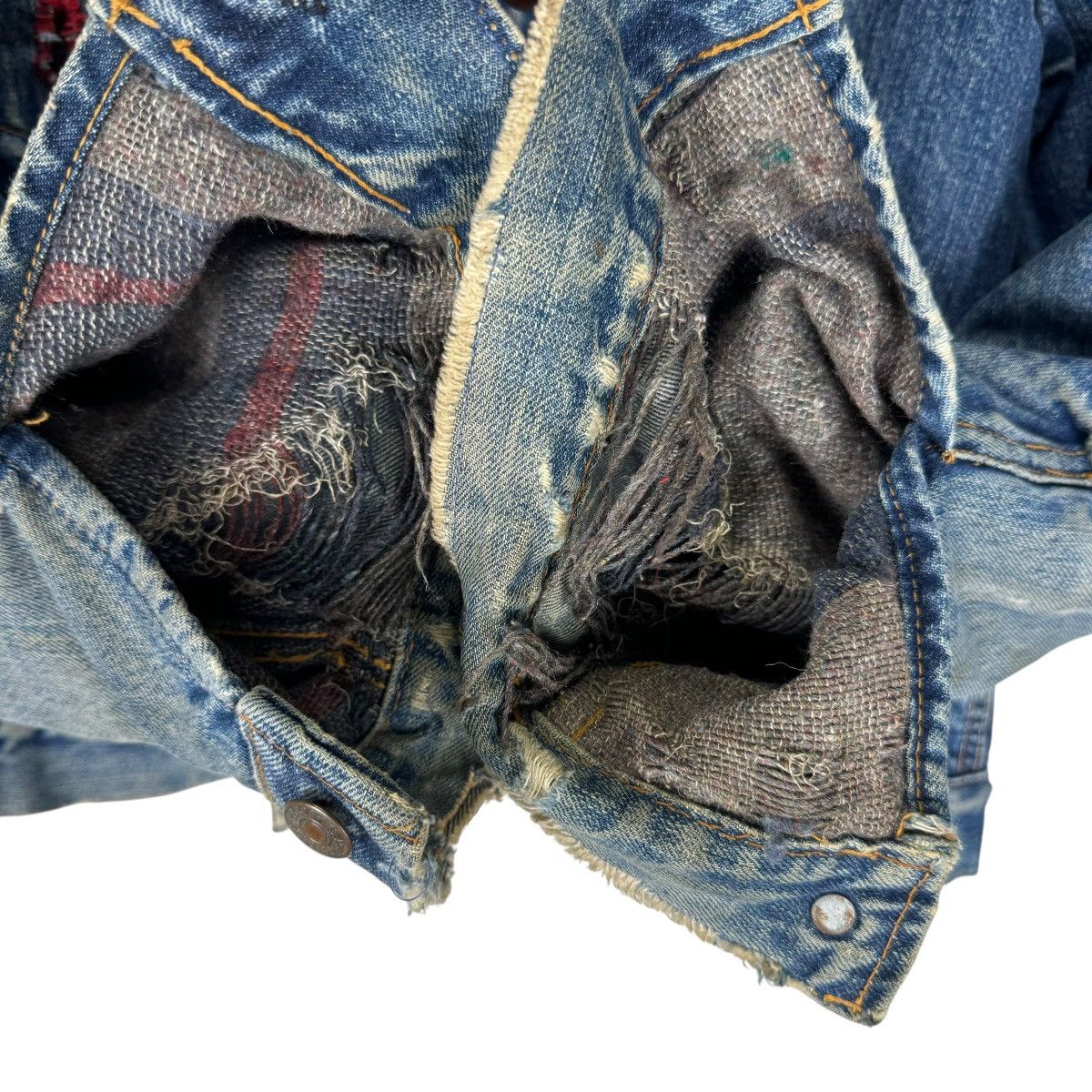 Levi's ⚡️60s LEVI’S BIG E TYPE 3 TRUCKER DENIM JEANS JACKET Size US L / EU 52-54 / 3 - 17 Thumbnail