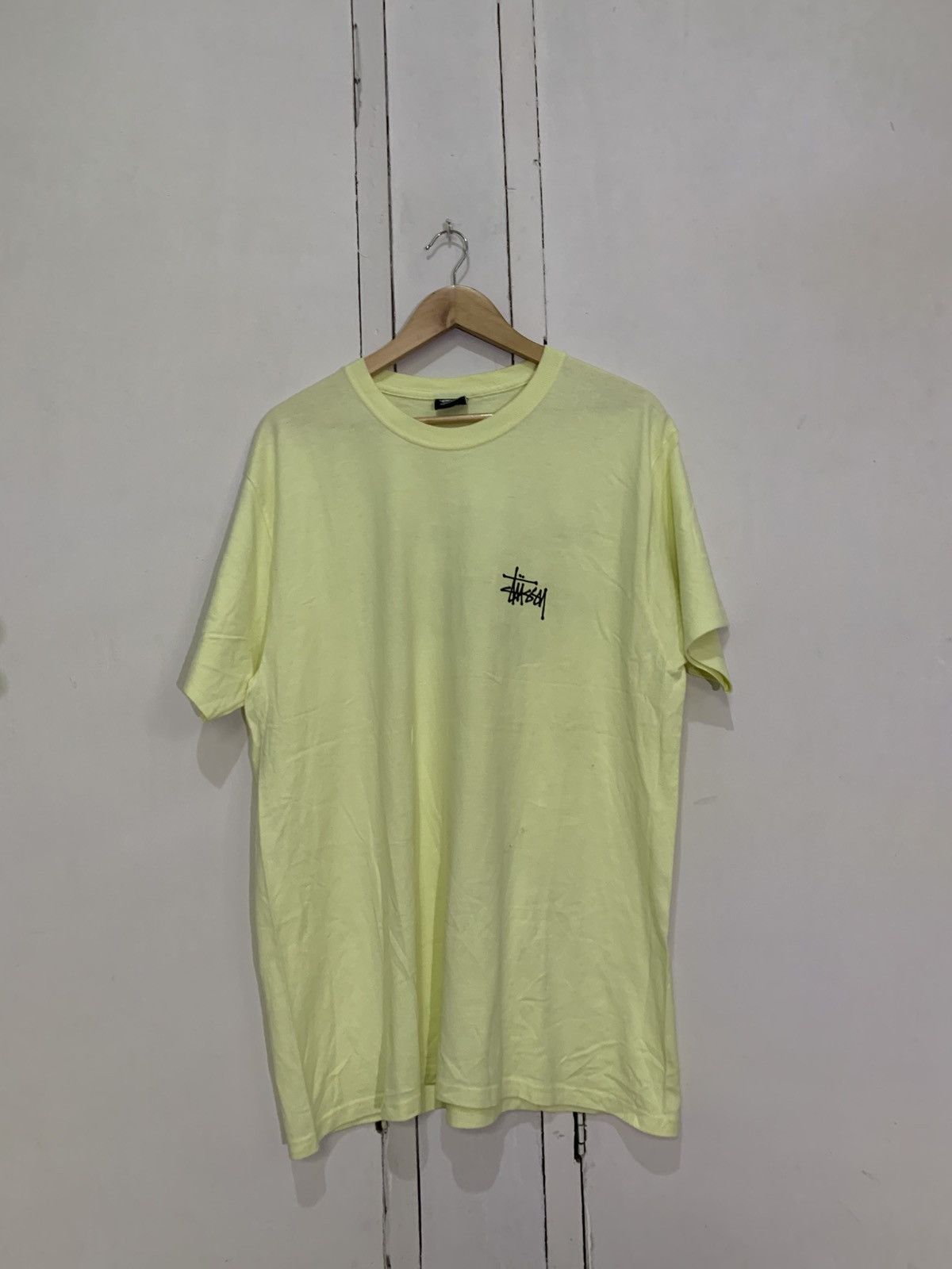 Stussy STUSSY BASIC STUSSY LOGO LEMON Size US L / EU 52-54 / 3 - 1 Thumbnail