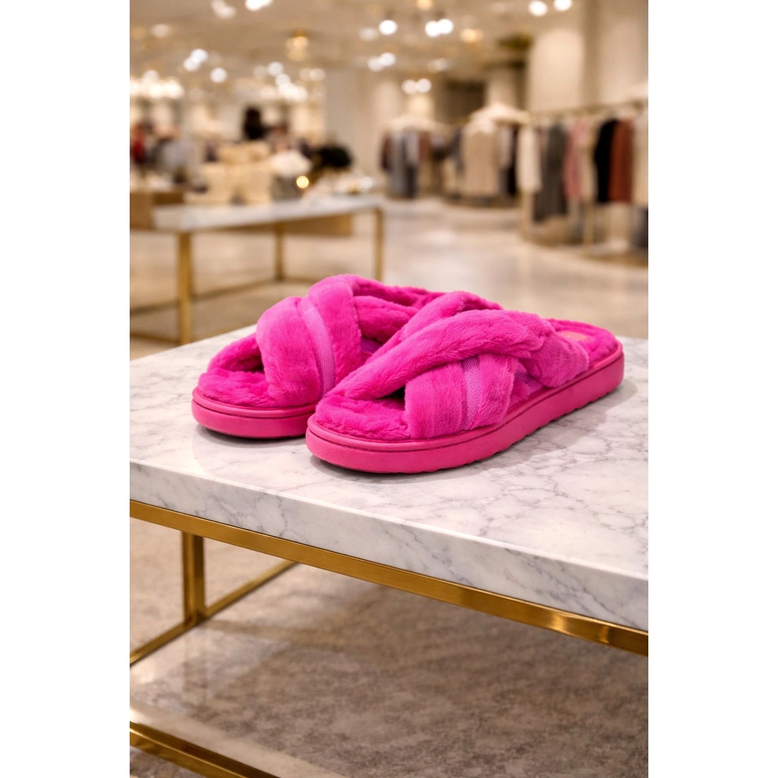 Other Dearfoams Astrid Crossband Slides Paradise Pink size XL Size US 10.5 / IT 40.5 - 1 Thumbnail