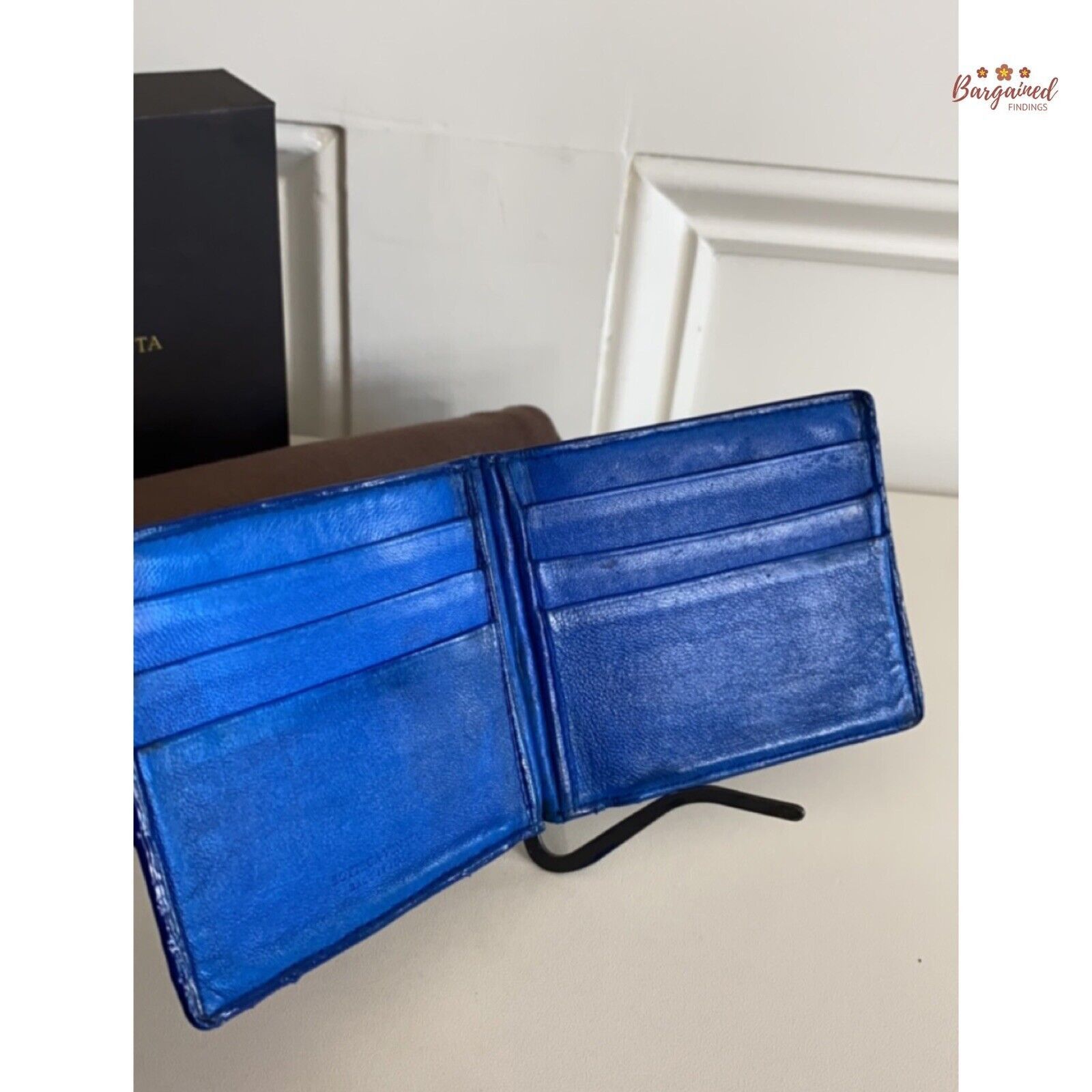 Bottega Veneta Bottega Veneta Intrecciato Leather Money Clip Bifold Wallet Size ONE SIZE - 7 Thumbnail