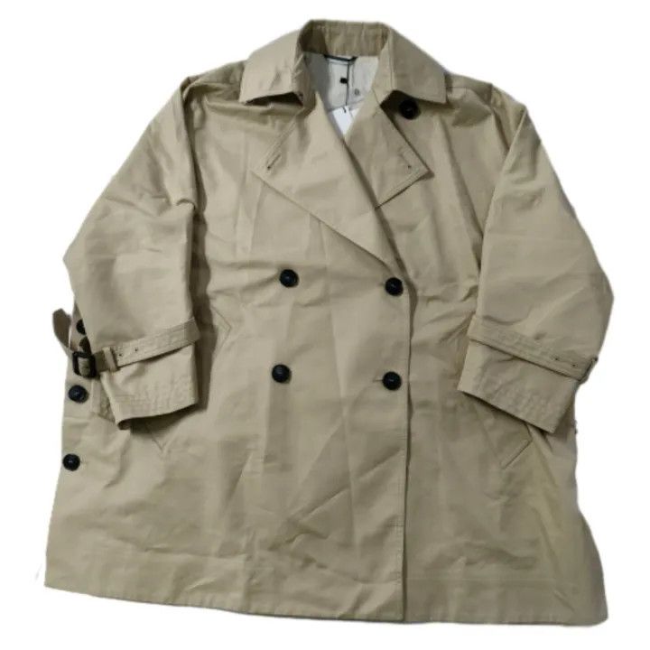 Max Mara Max Mara Stylish Khaki Comfortable Trench Coat 0079 Size S / US 4 / IT 40 - 1 Thumbnail
