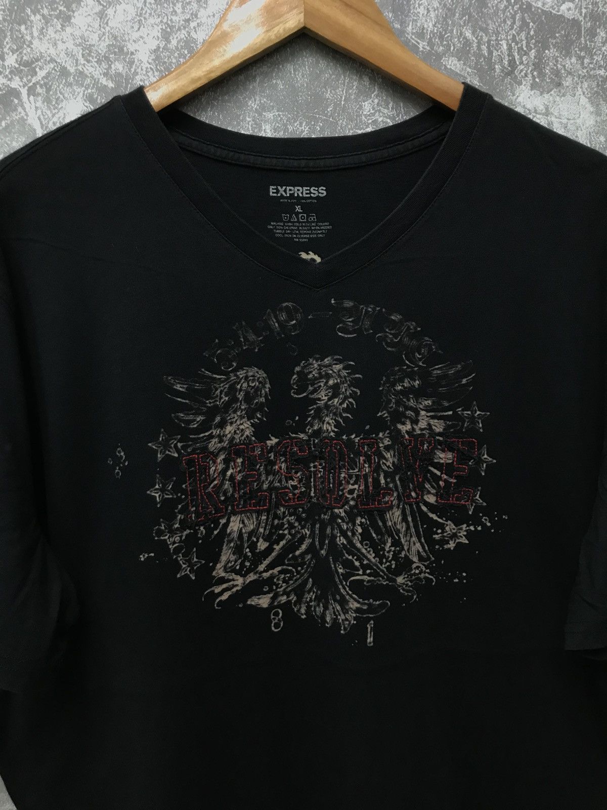 Express Express Affliction Eagle Y2K Graphic Tee Size US XL / EU 56 / 4 - 2 Thumbnail