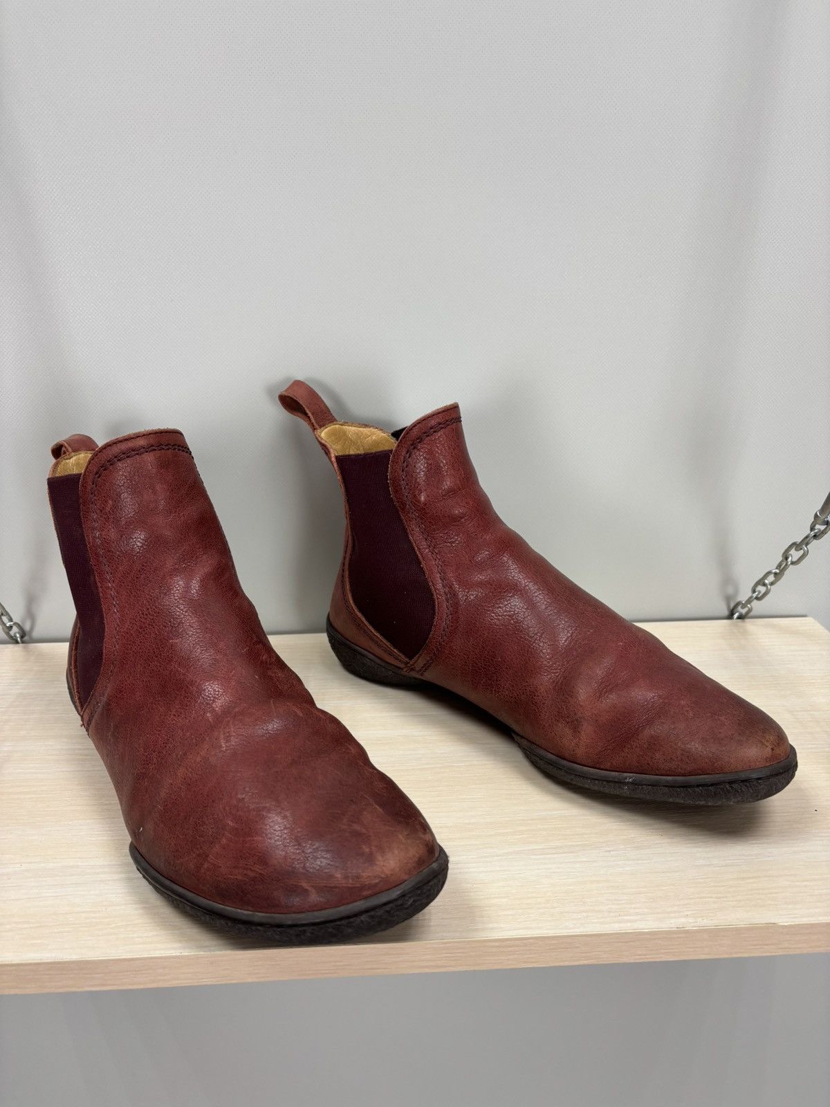 Trippen Mens boots Trippen Size 42 Color Red Size US 9 / EU 42 - 2 Thumbnail