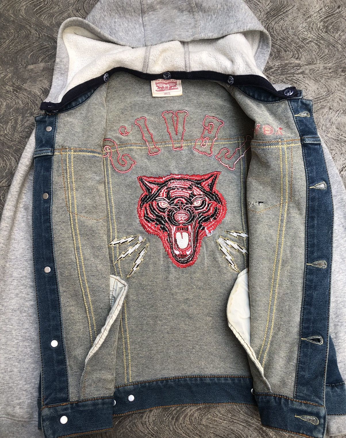 Levi's Levi’s Jeans Jacket Hoodie Patchwork Number Nine LGB Style Size US M / EU 48-50 / 2 - 6 Thumbnail