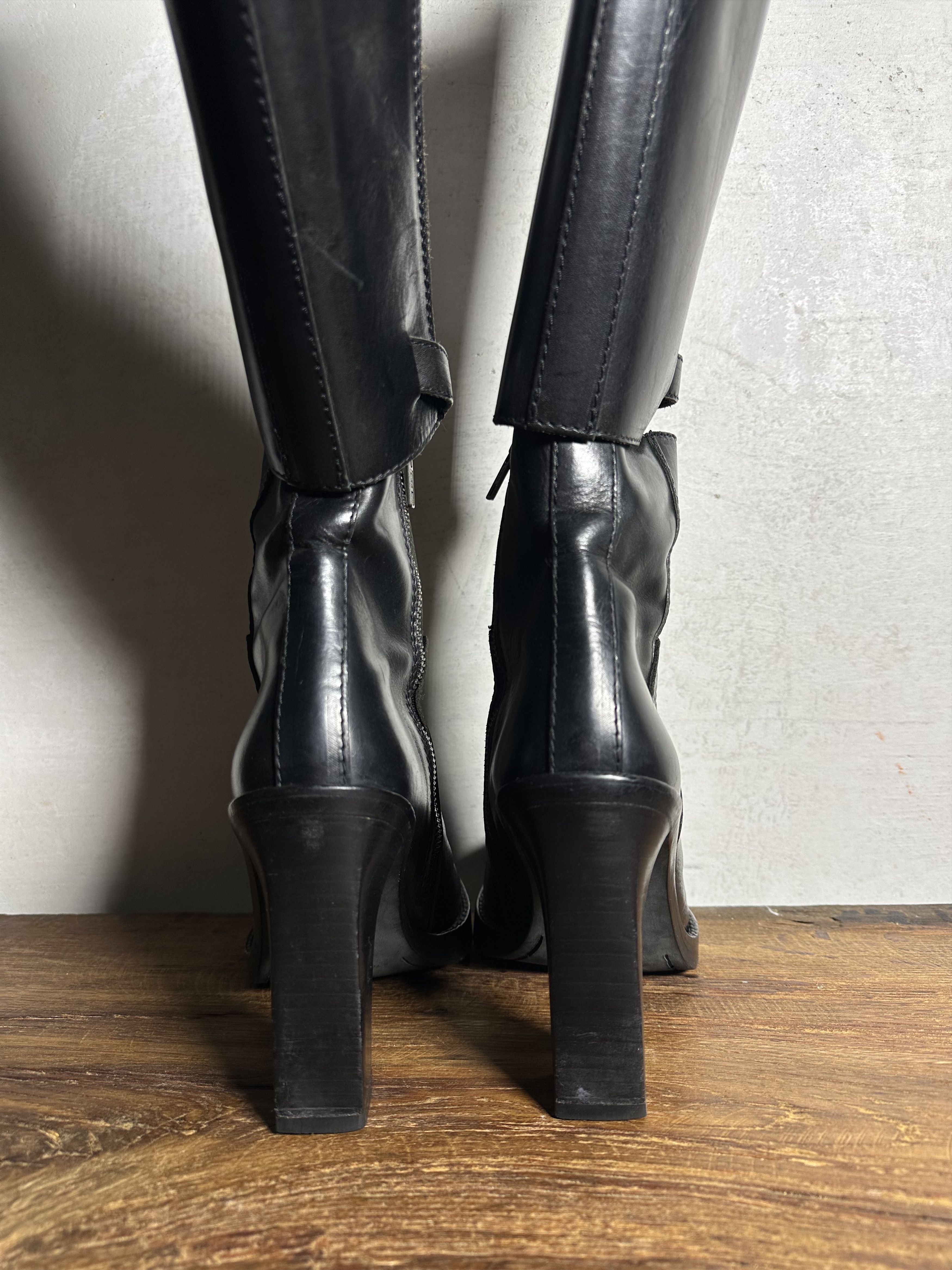 Ann Demeulemeester Ann Demeulemeester Two Piece Transformable Riding Boots Size US 8 / IT 38 - 5 Thumbnail