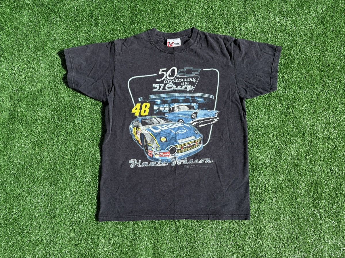 NASCAR × Vintage Vintage NASCAR Jimmie Johnson shirt Size US L / EU 52-54 / 3 - 1 Thumbnail