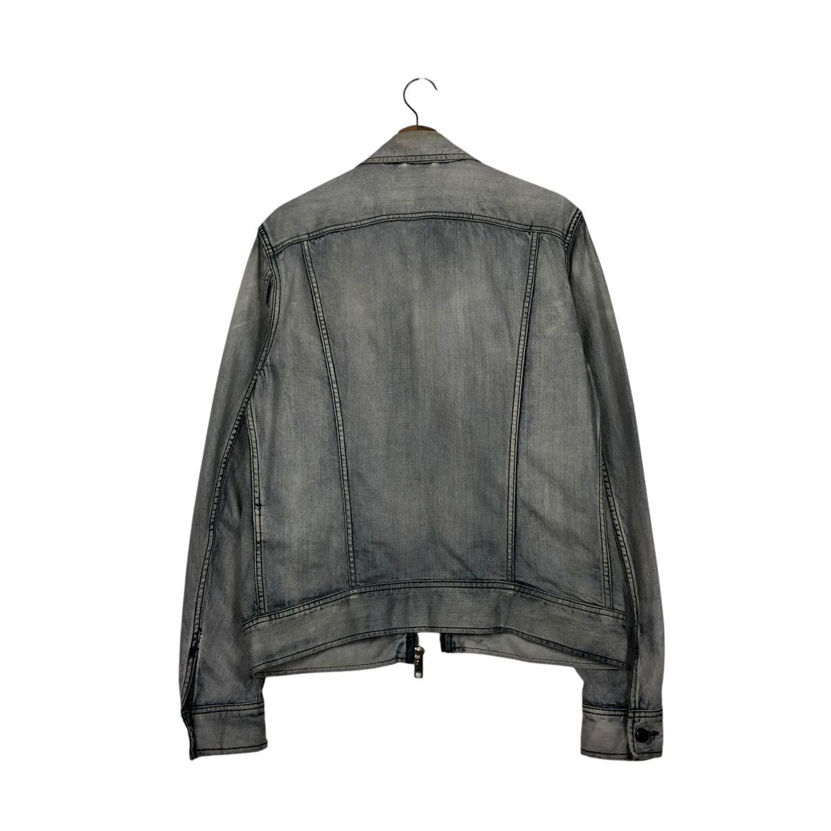 Diesel 🔥VINTAGE DENIM BIKER JACKET DIESEL ACID WASH DESIGN Size US M / EU 48-50 / 2 - 10 Thumbnail