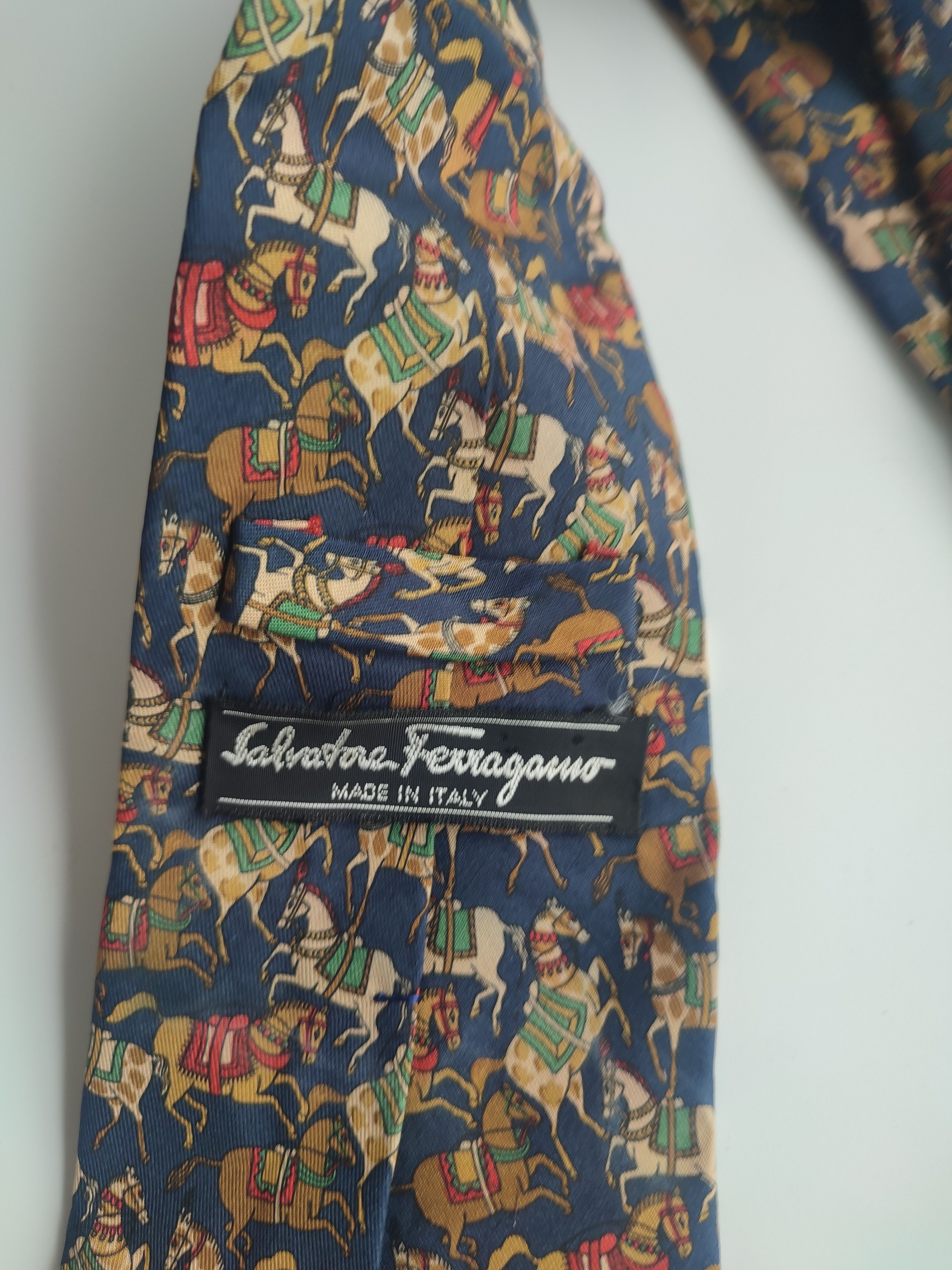 Salvatore Ferragamo SALVATORE FERRAGAMO VINTAGE NECK TIE Size ONE SIZE - 4 Thumbnail
