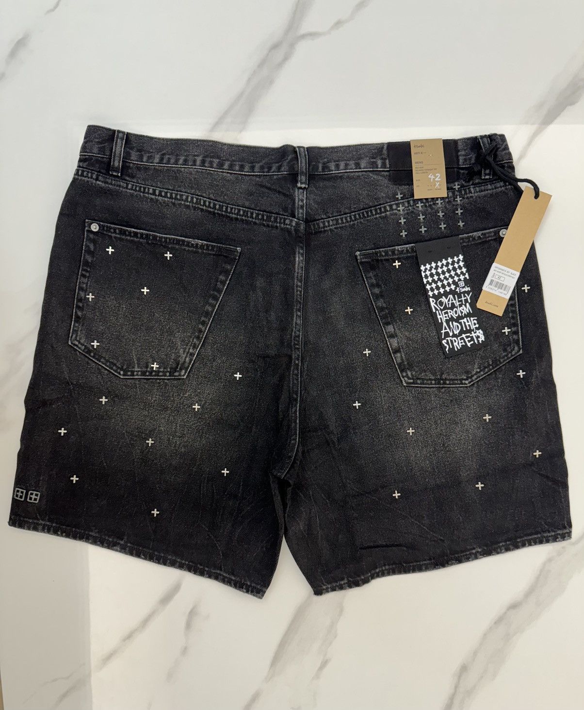 Ksubi Anti Short Metalik Stripe Blk Size US 42 / EU 58 - 2 Thumbnail