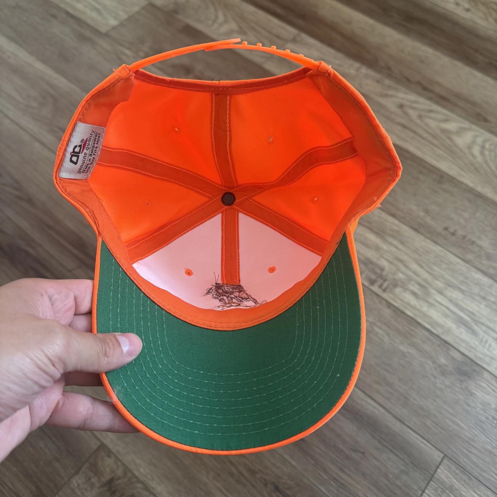 Other Vintage 90s Orange Western Ranch Baseball Snapback Hat Size ONE SIZE - 6 Thumbnail