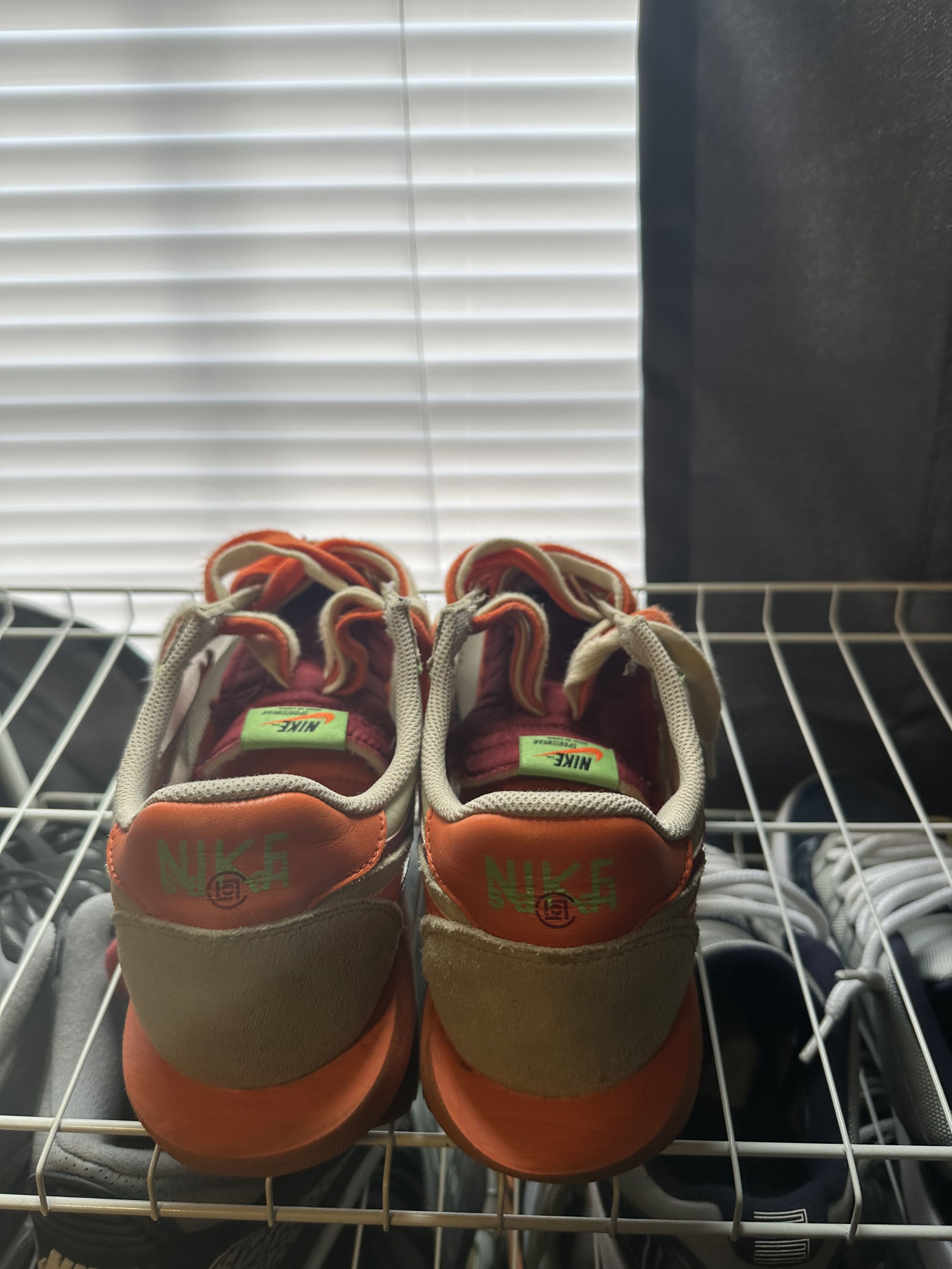 Nike Nike x sacai clot orange blaze Size US 10.5 / EU 43-44 - 4 Thumbnail