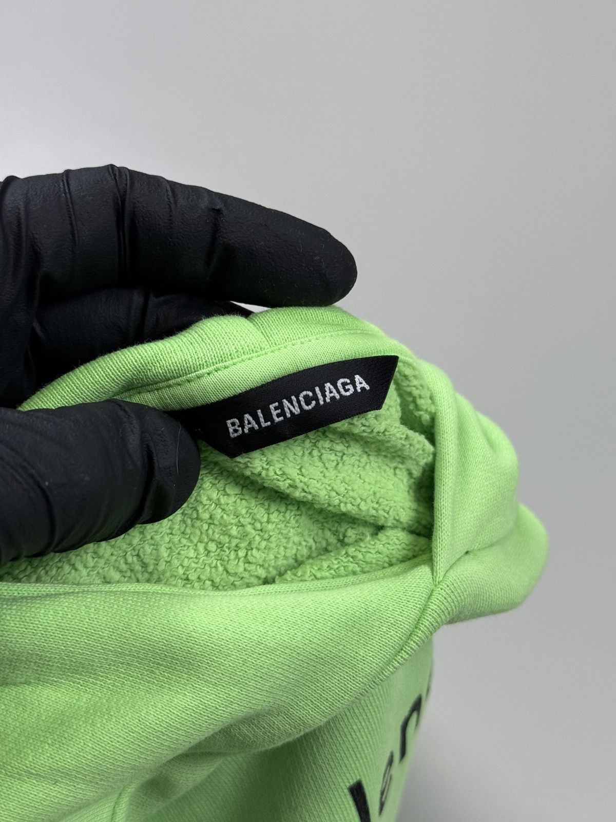 Balenciaga Balenciaga Kids Acid Green Hoodie Size 10 Size XS / US 0-2 / IT 36-38 - 18 Thumbnail