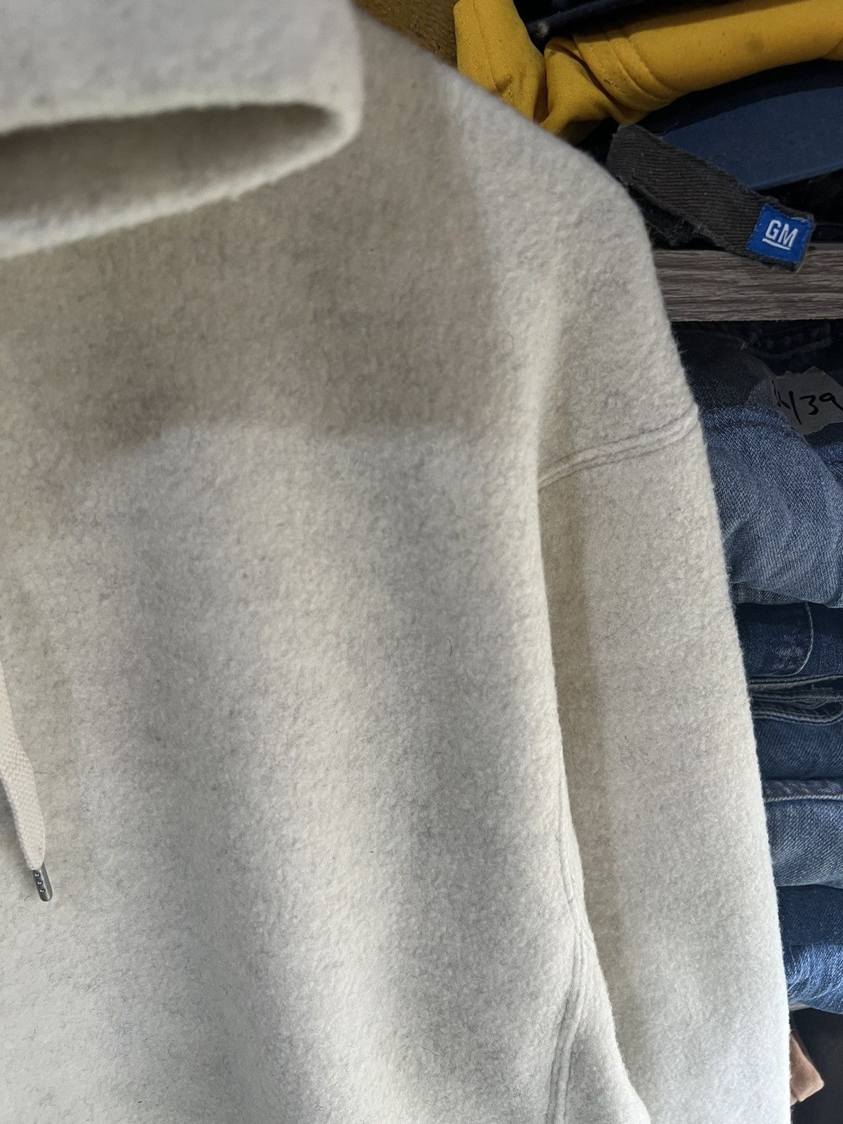 Lemaire × Uniqlo 🔥Uniqlo U Lemaire Mohair Pullover Hoodie Size US L / EU 52-54 / 3 - 6 Thumbnail