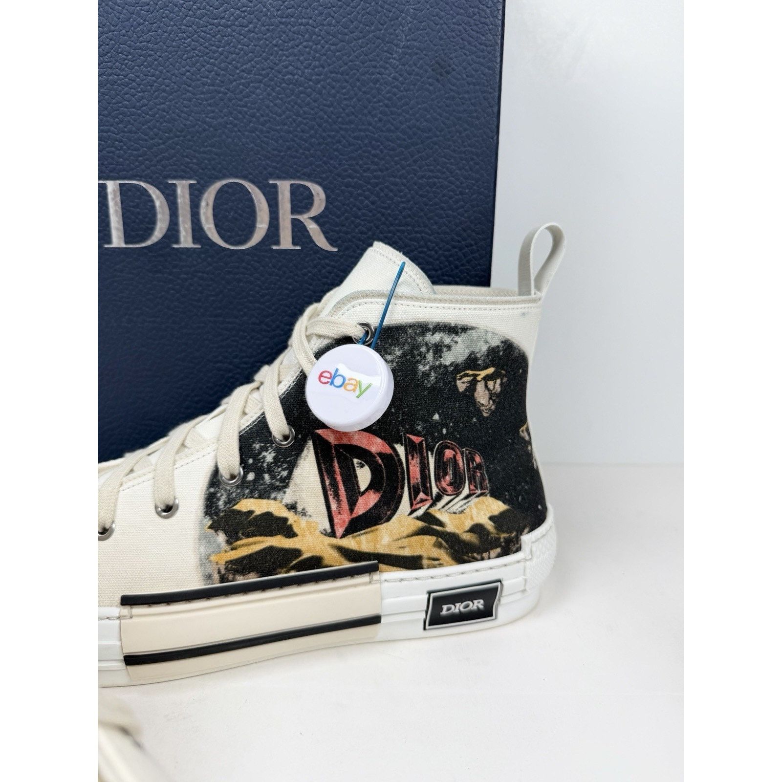 Dior Size 45EU/12US - Dior AsteroDior Canvas B23 High Size US 12 / EU 45 - 4 Thumbnail