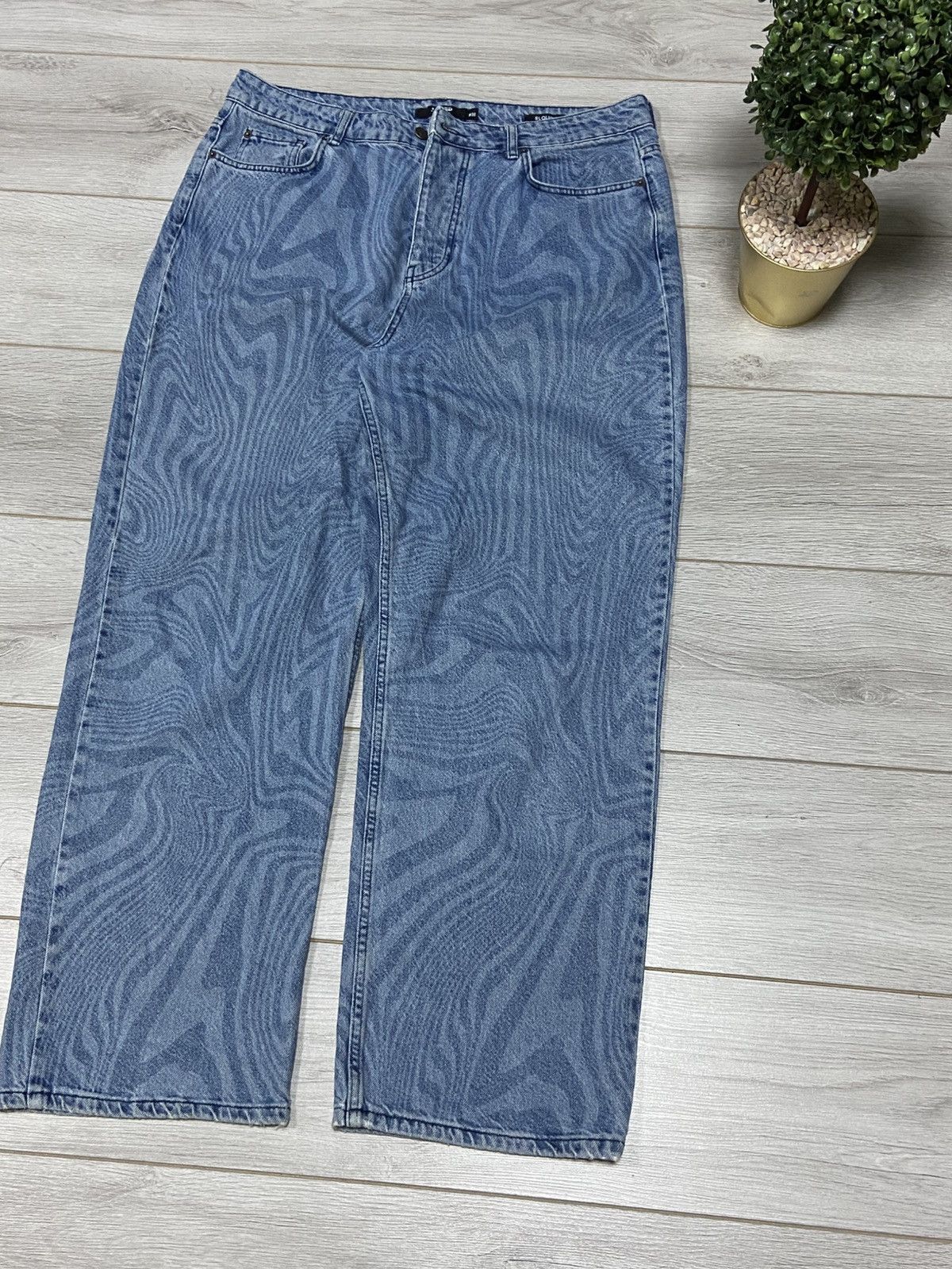 Jaded London Jaded RARE Y2K waves divorces vintage wide jeans Size US 36 / EU 52 - 2 Thumbnail