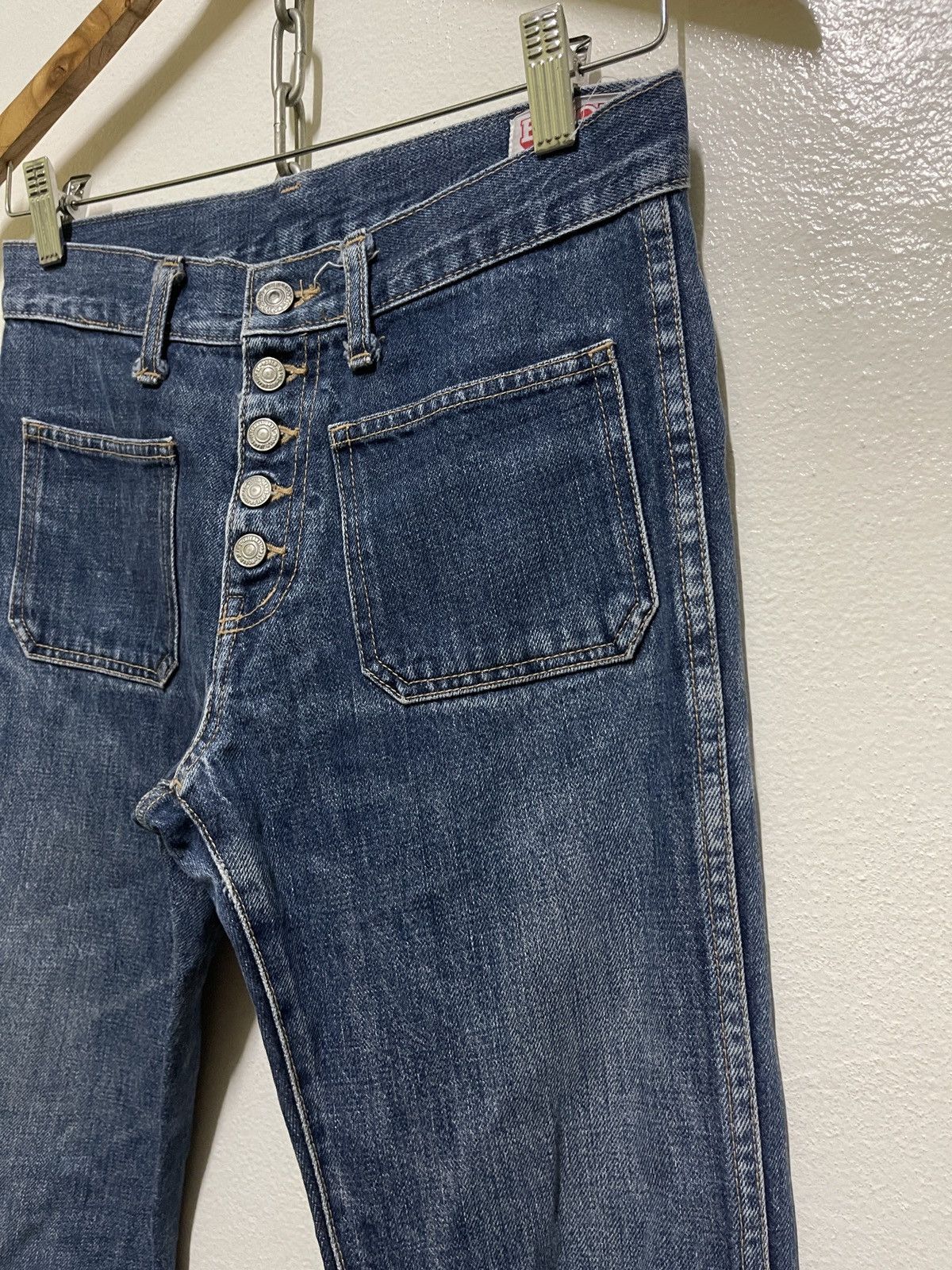Japanese Brand × Vintage Bison Vintage Flare Boot Cut Jeans Size 27" / US 4 / IT 40 - 5 Thumbnail