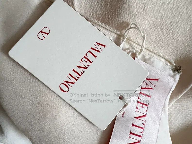 Valentino Valentino Short-sleeved dress with bow Size L / US 10 / IT 46 - 4 Thumbnail