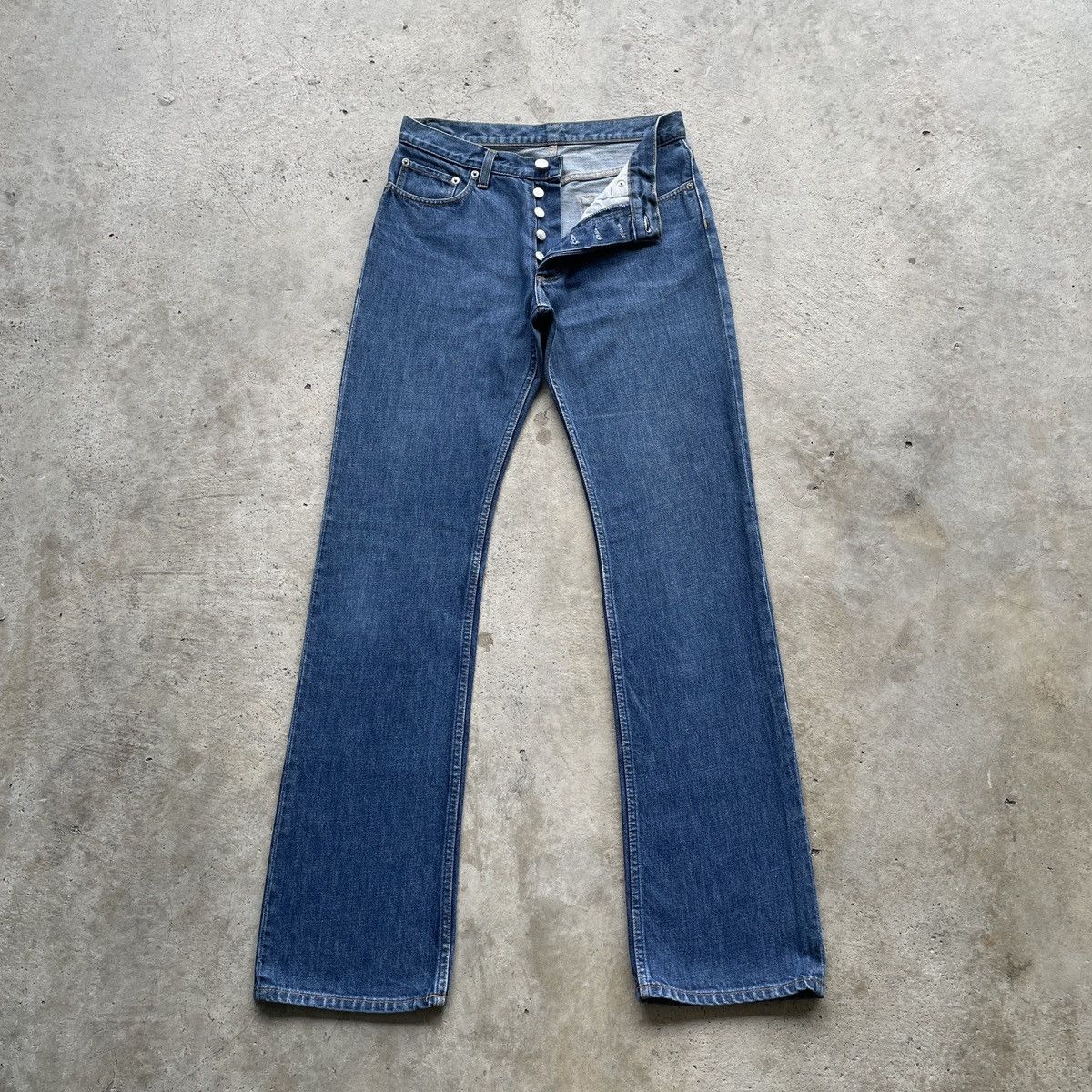 Helmut Lang 90s Vintage Helmut Lang Classic Cut BOOT Jeans Pants Denim Size US 29 - 1 Thumbnail