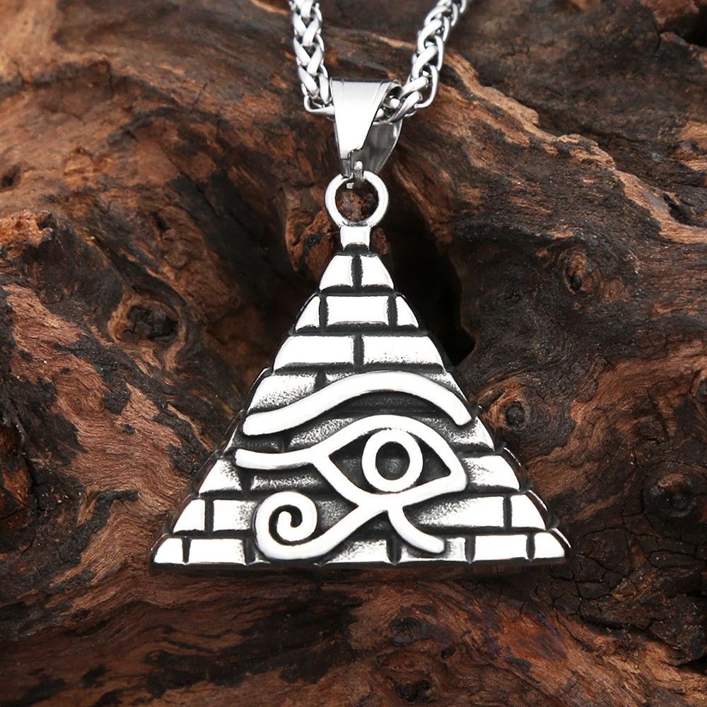 Other Vintage Egyptian Eye Pendant Necklace Size ONE SIZE - 1 Thumbnail