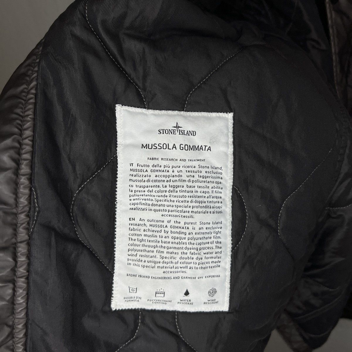 Stone Island Stone Island Vintage Mussola Gommata Jacket Brown 2012aw Size US XL / EU 56 / 4 - 8 Thumbnail