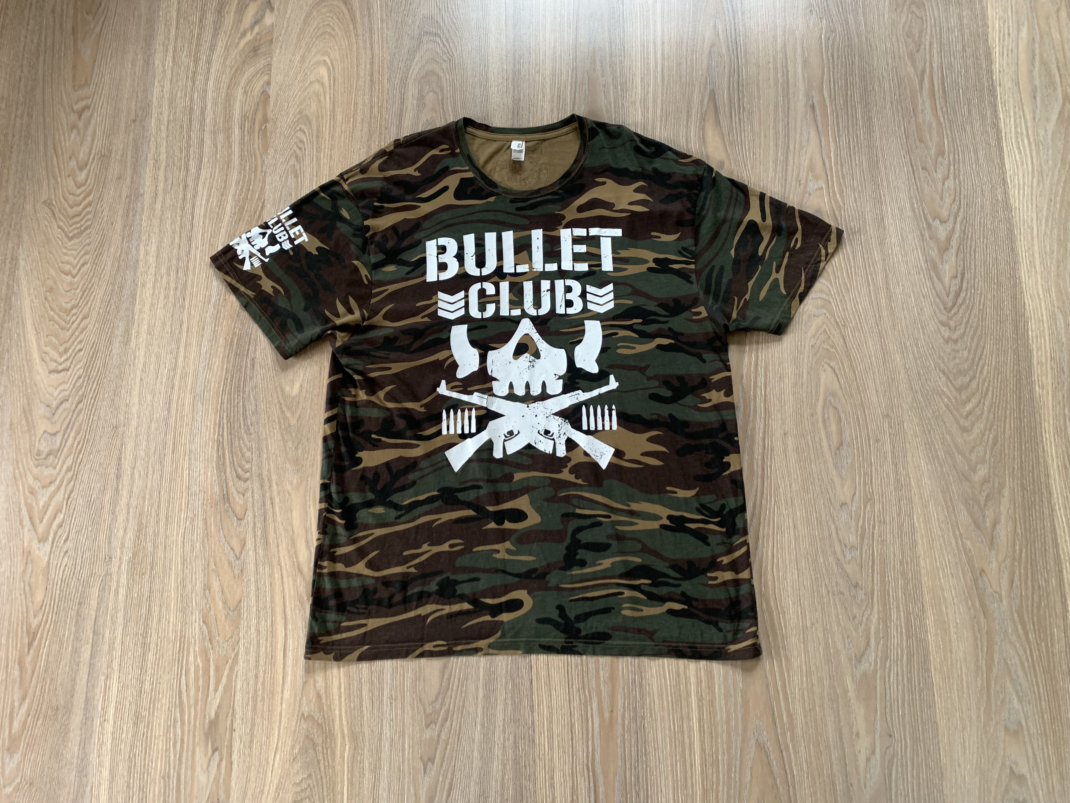 Anvil New Japan Pro-Wrestling King of Sports Camouflage T Shirt Size US XXL / EU 58 / 5 - 2 Thumbnail