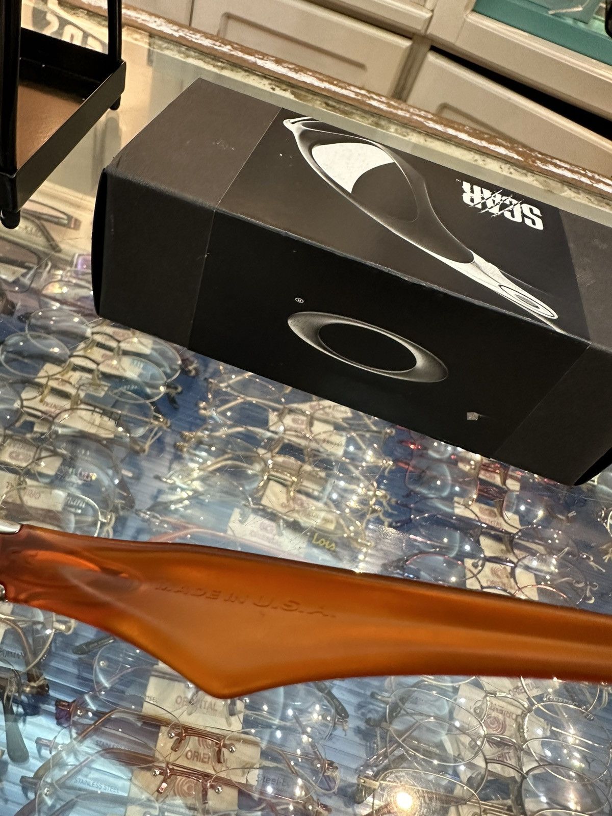 Oakley Rare NOS 2000 Oakley Scar Sunglasses Size ONE SIZE - 10 Thumbnail
