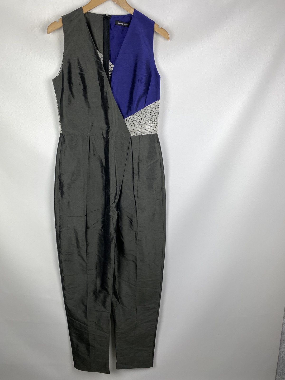 Damir Doma BNWT! Damir Doma ladies silk jumpuit overall size 40 / L Size 27" / US 4 / IT 40 - 4 Thumbnail