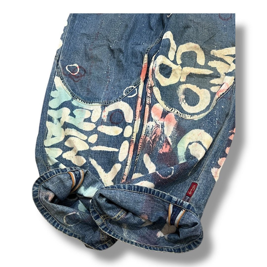 Designer × Japanese Brand VARCITY DISTRESSED JEANS DENIM Size US 34 / EU 50 - 15 Thumbnail
